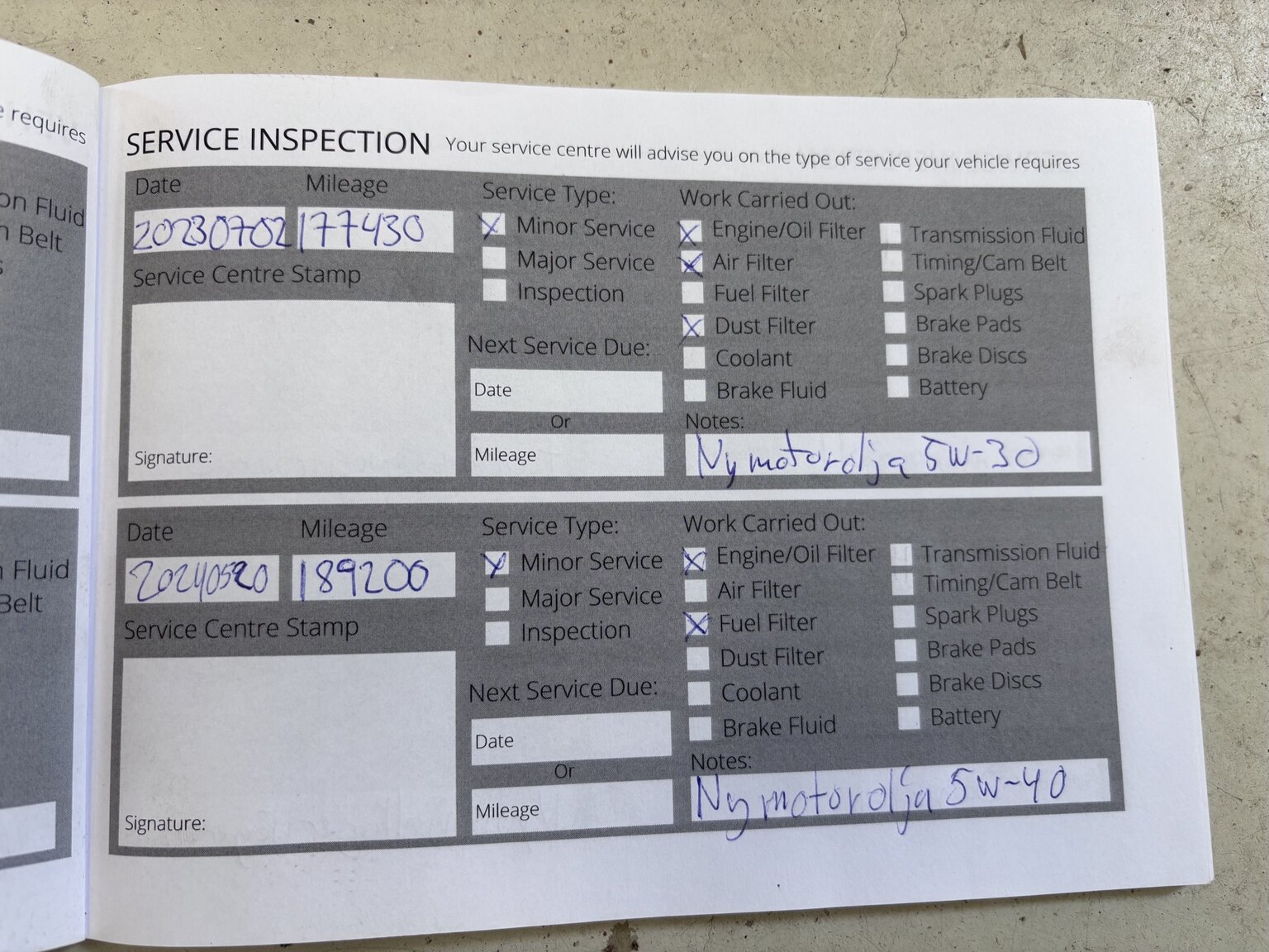 Dokumentation för 1996 BMW 728iA