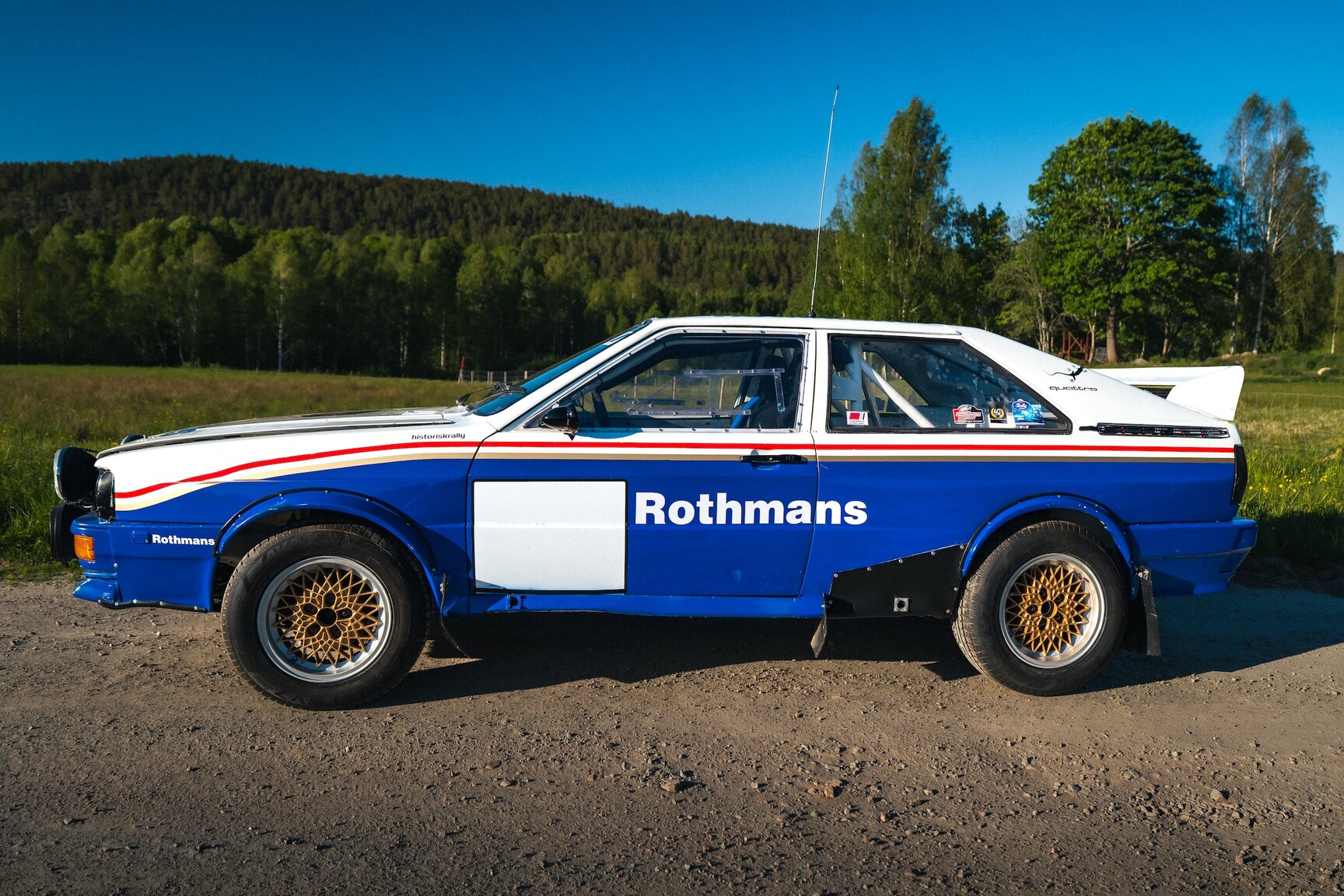 Exterior image of 1986 Audi Quattro Rally Replica