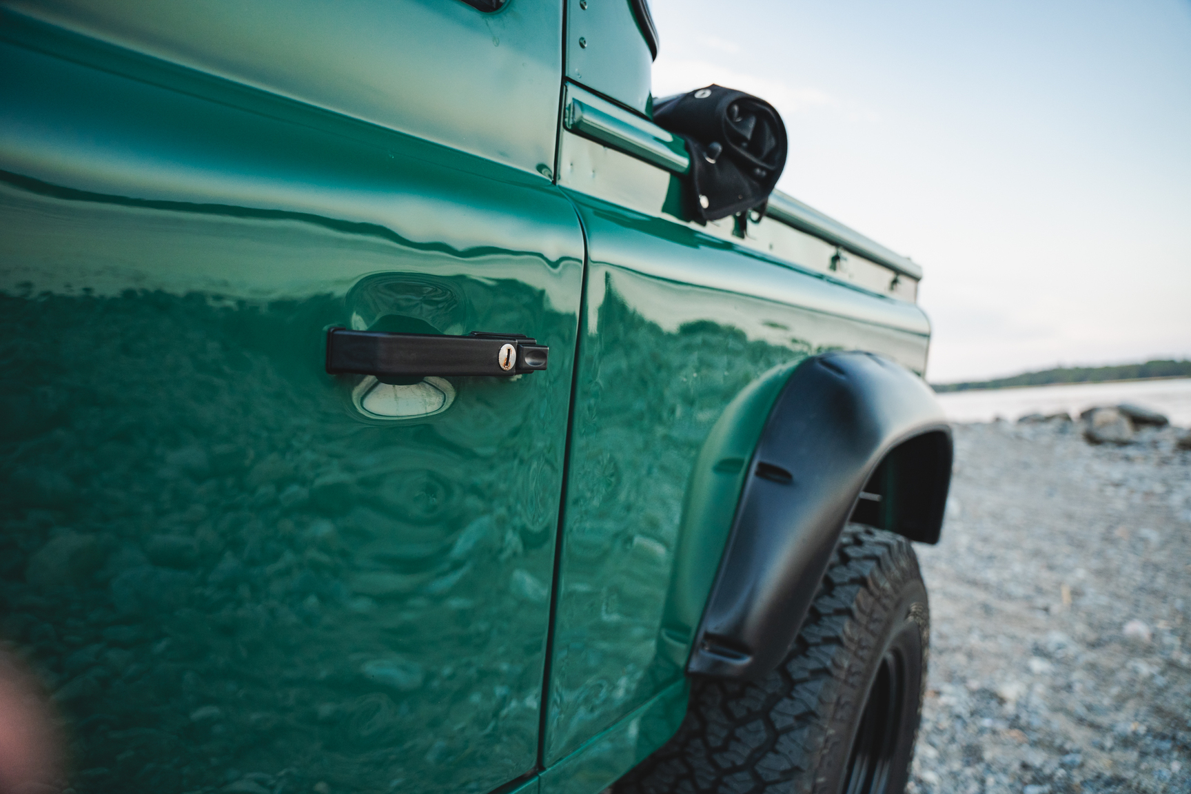 Exteriörbild på 2003 Land Rover Defender TD5 90 Pickup