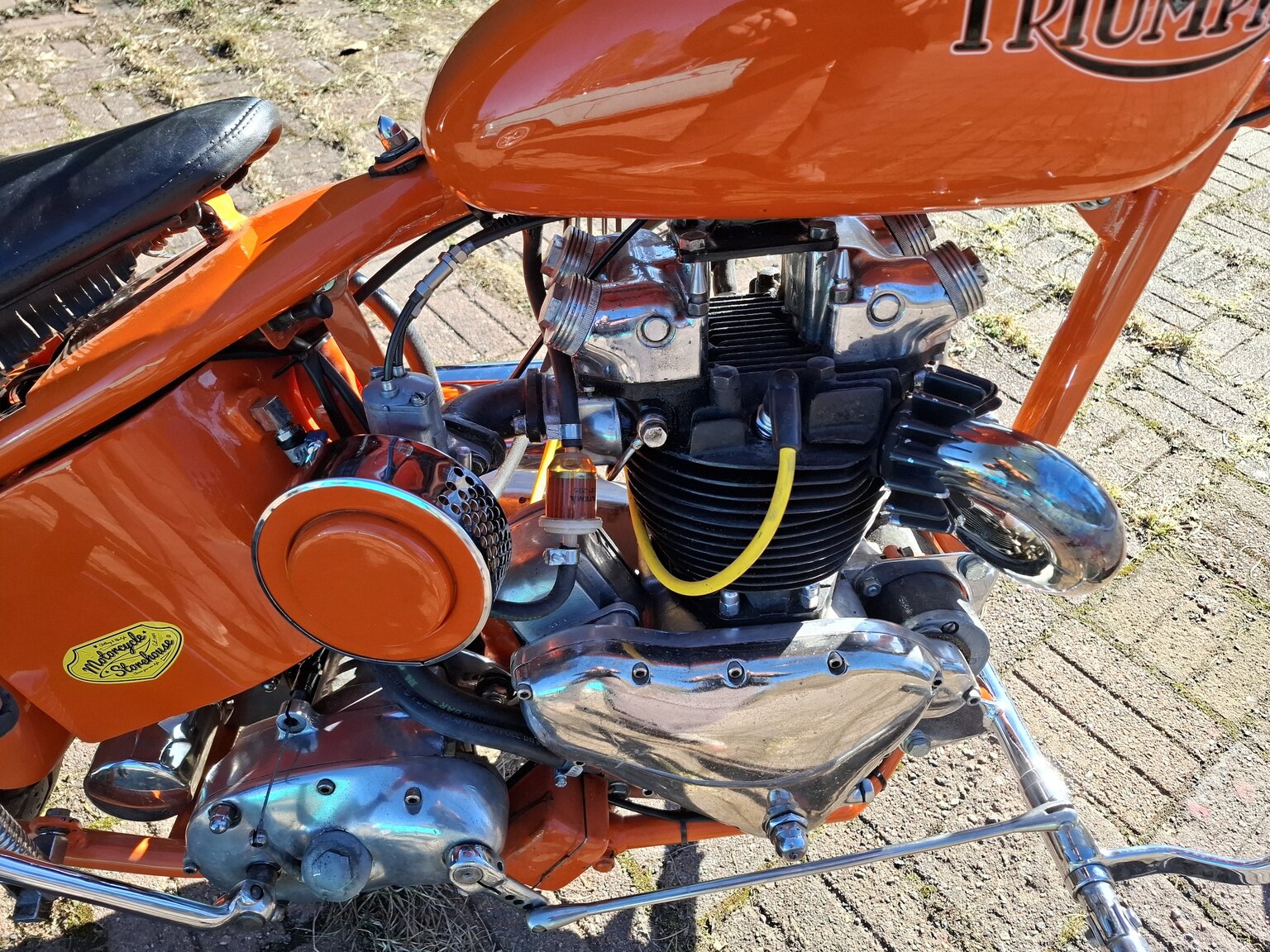 Image of 1953 Triumph Thunderbird Chopper mechanics