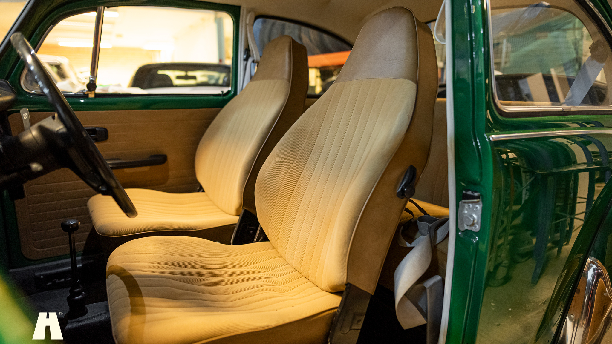 Interiörbild 1973 Volkswagen Beetle 1303 S