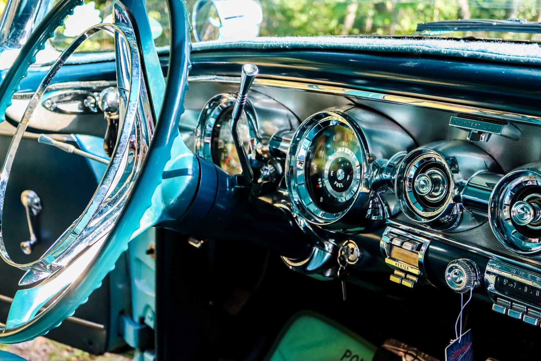 Interiörbild 1958 Pontiac Bonneville