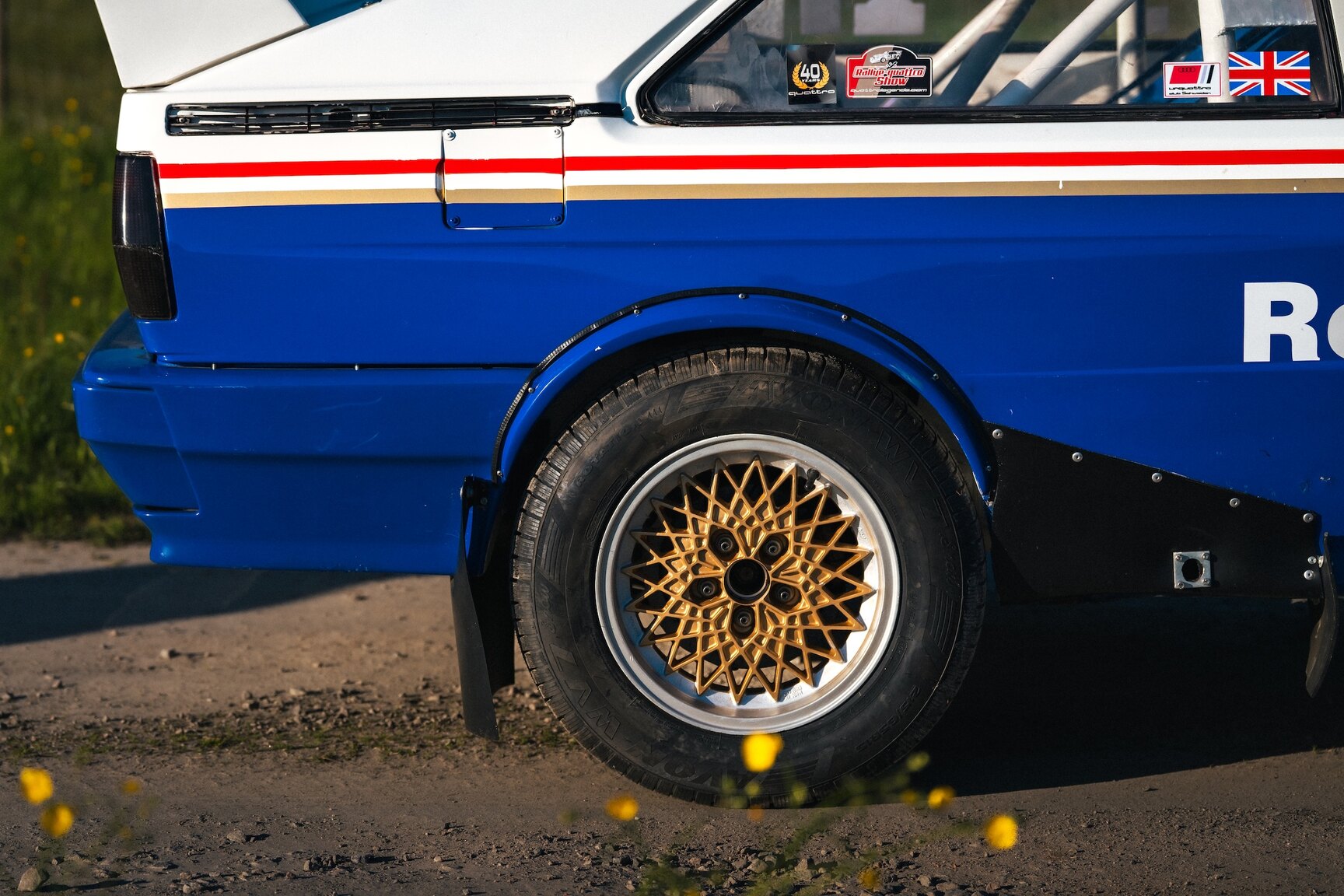 Exterior image of 1986 Audi Quattro Rally Replica