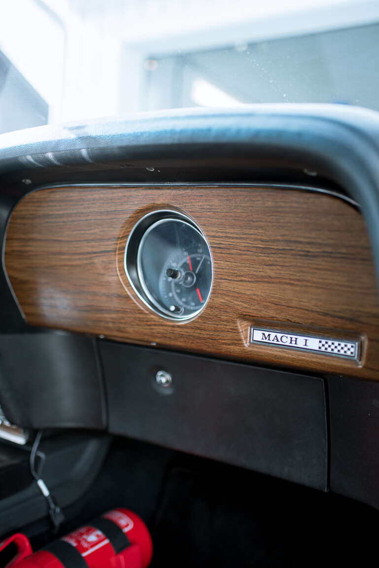 Interiörbild 1969 Ford Mustang Mach 1