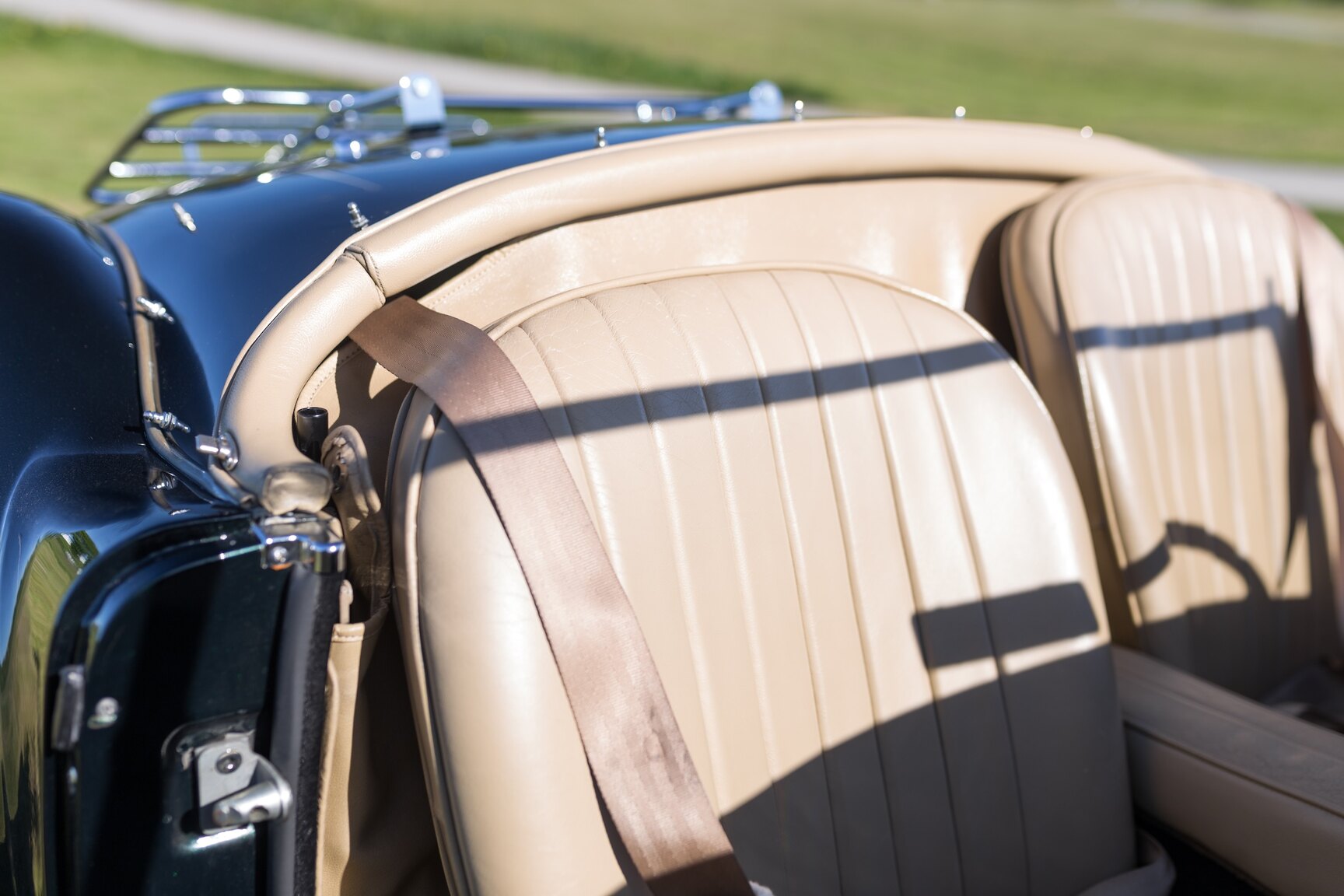 Interiörbild 1958 MG MGA 1500