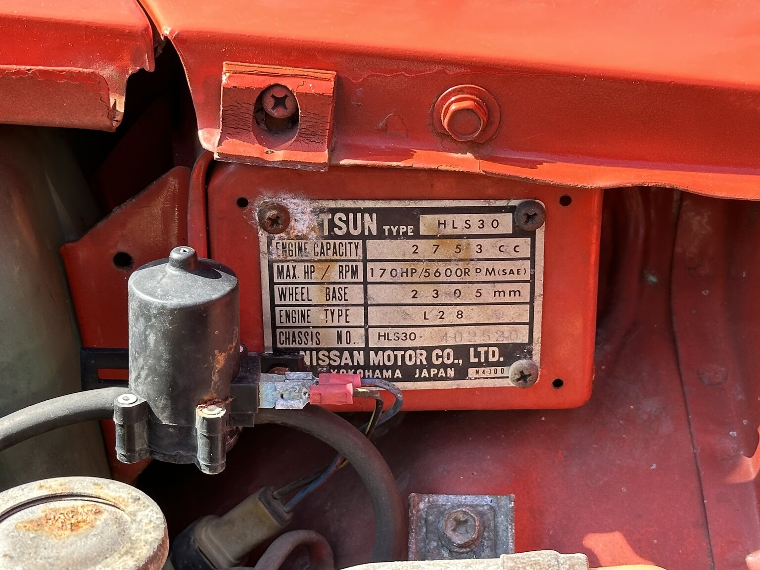 Image of 1977 Datsun 280Z Griffith Z Roadster mechanics