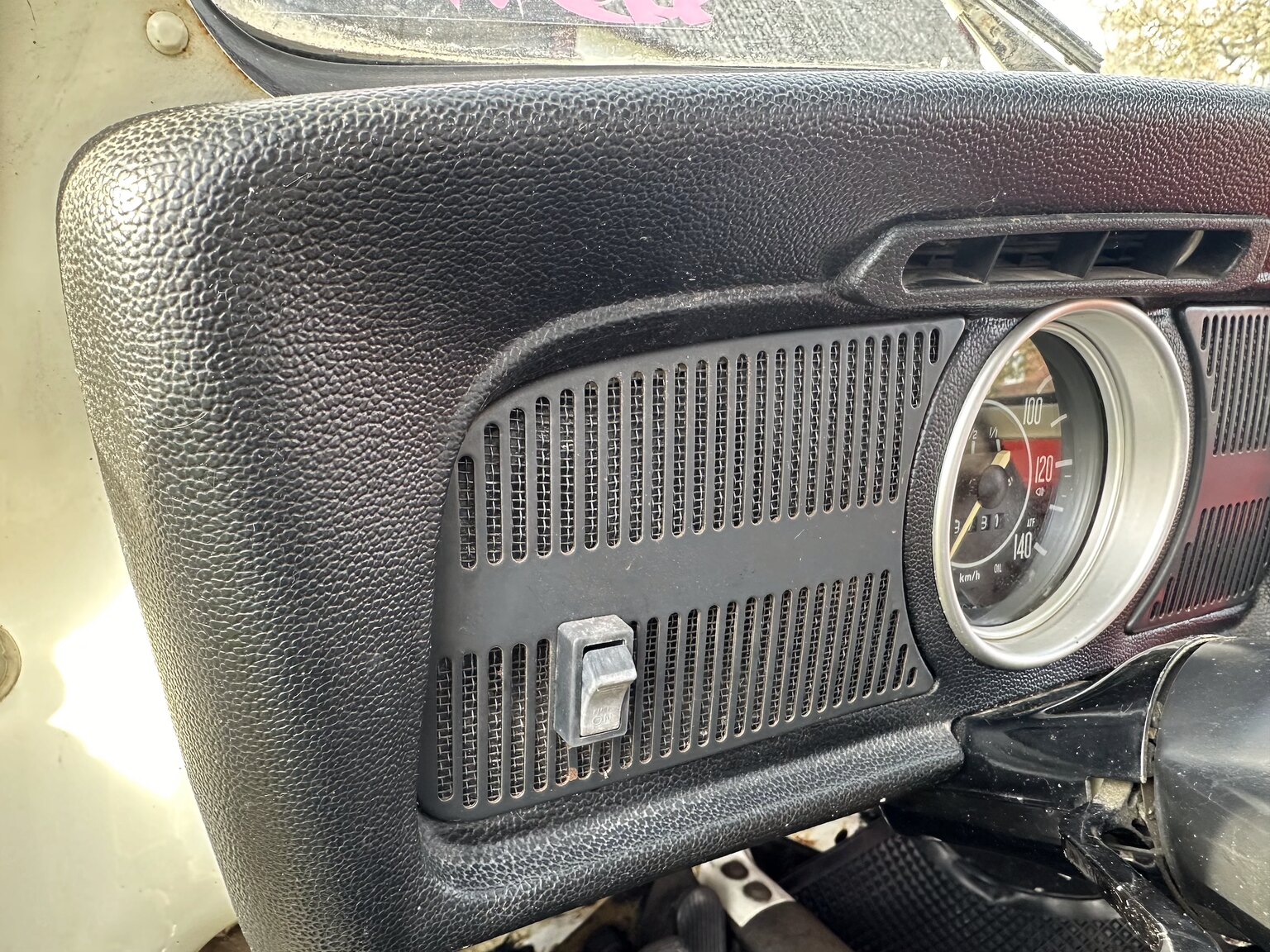 Interiörbild 1971 Volkswagen Beetle 1302 S