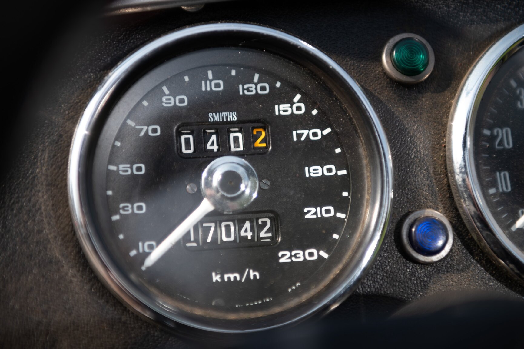 Interiörbild 1969 Lotus Super Seven
