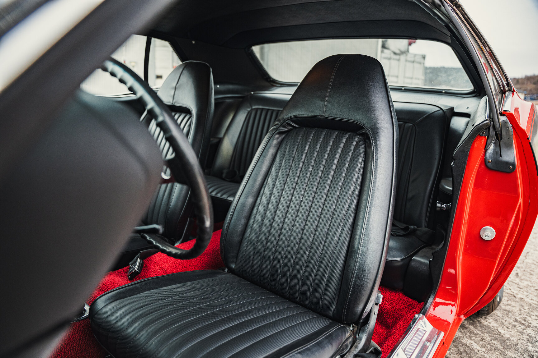 Interiörbild 1972 Plymouth Cuda 340