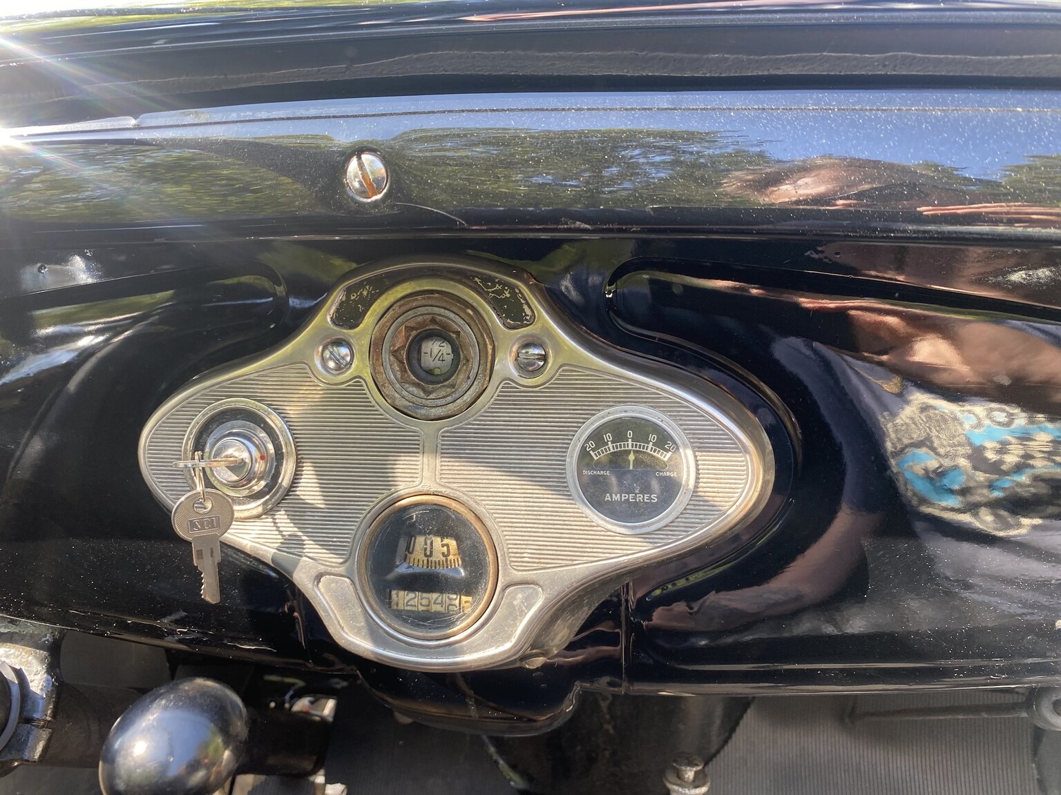 Interiörbild 1930 Ford Model A Brookville Roadster