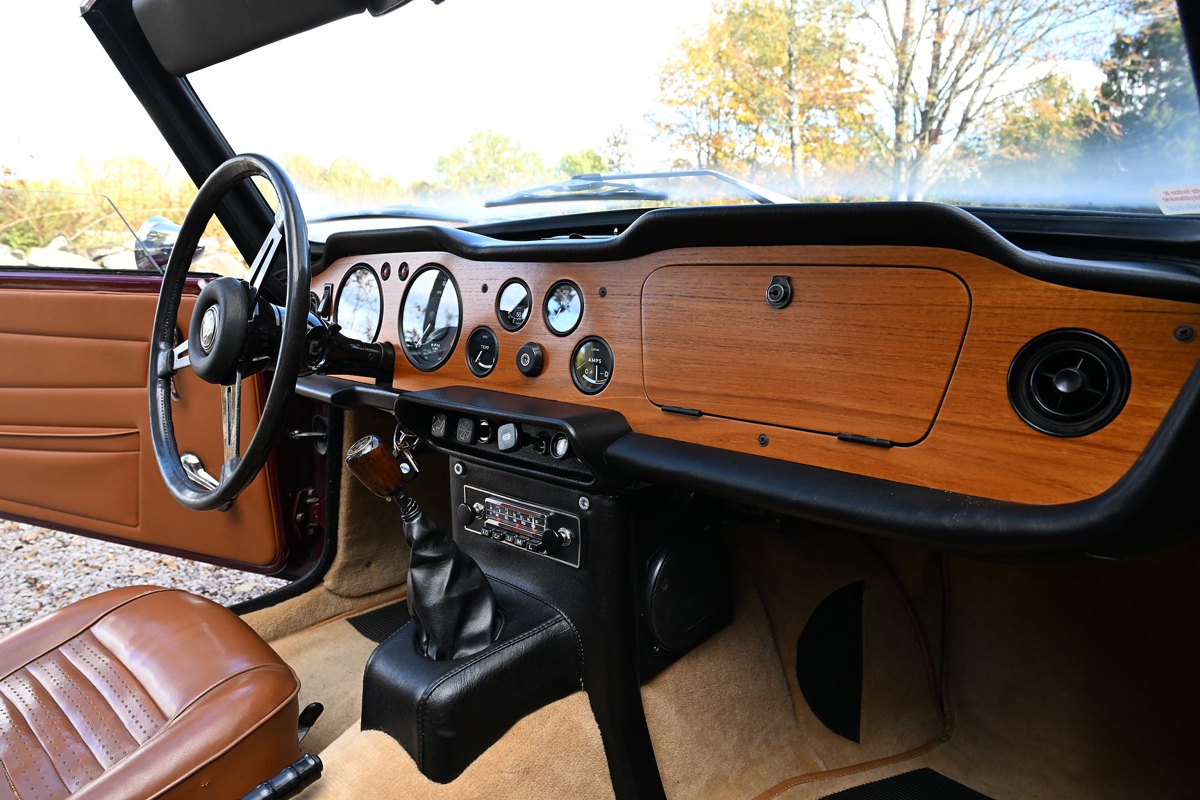 Interiörbild 1971 Triumph TR6