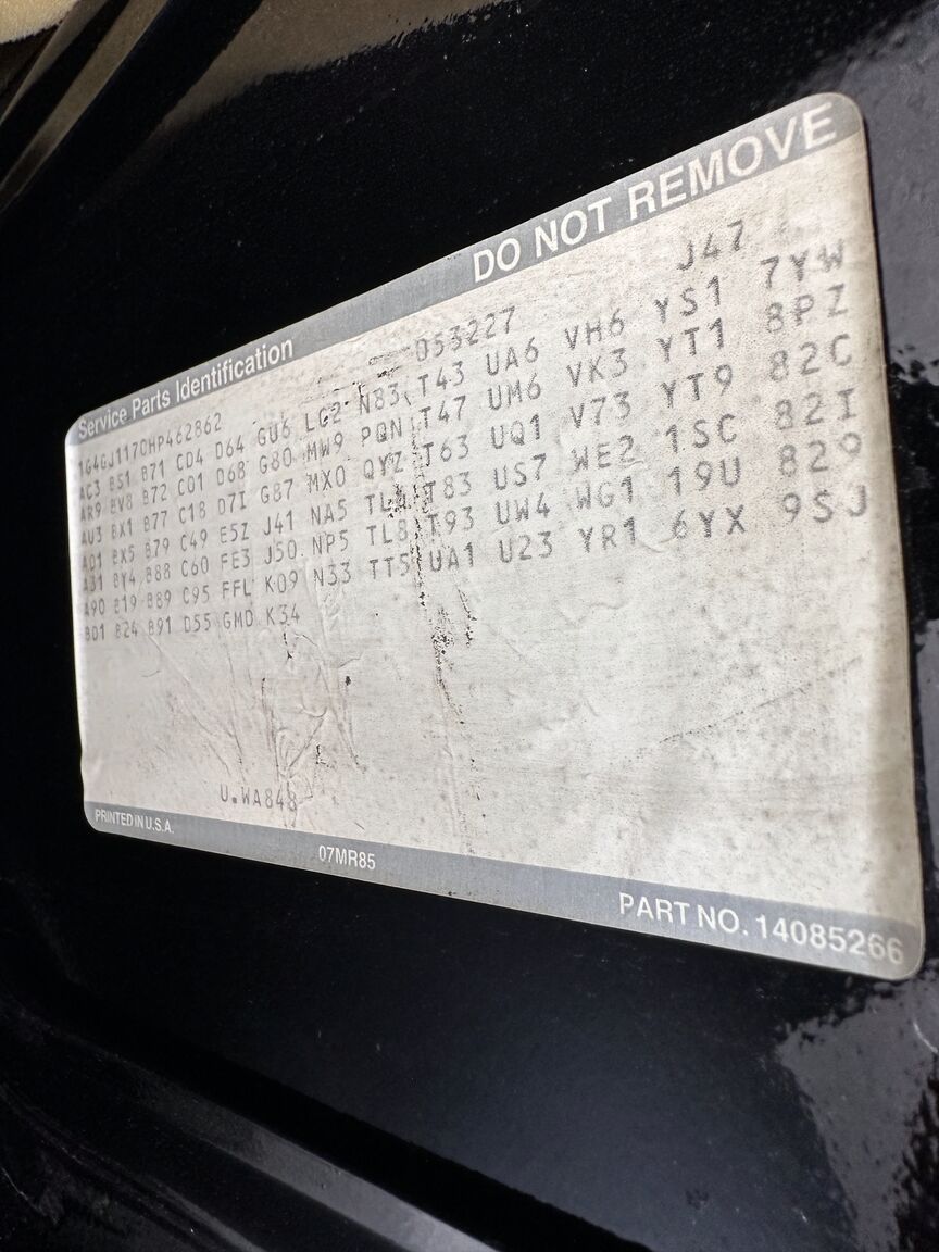 Interior image of 1987 Buick Grand National "GNX" (57)