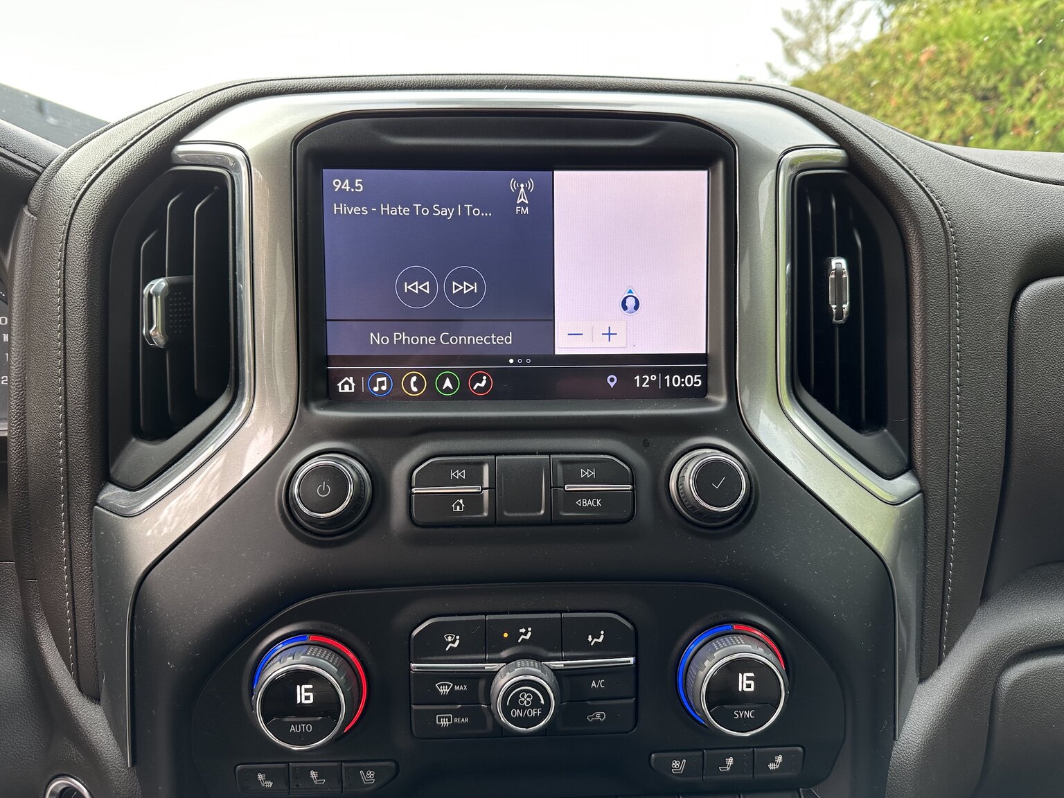 Interiörbild 2019 Chevrolet Silverado LTZ
