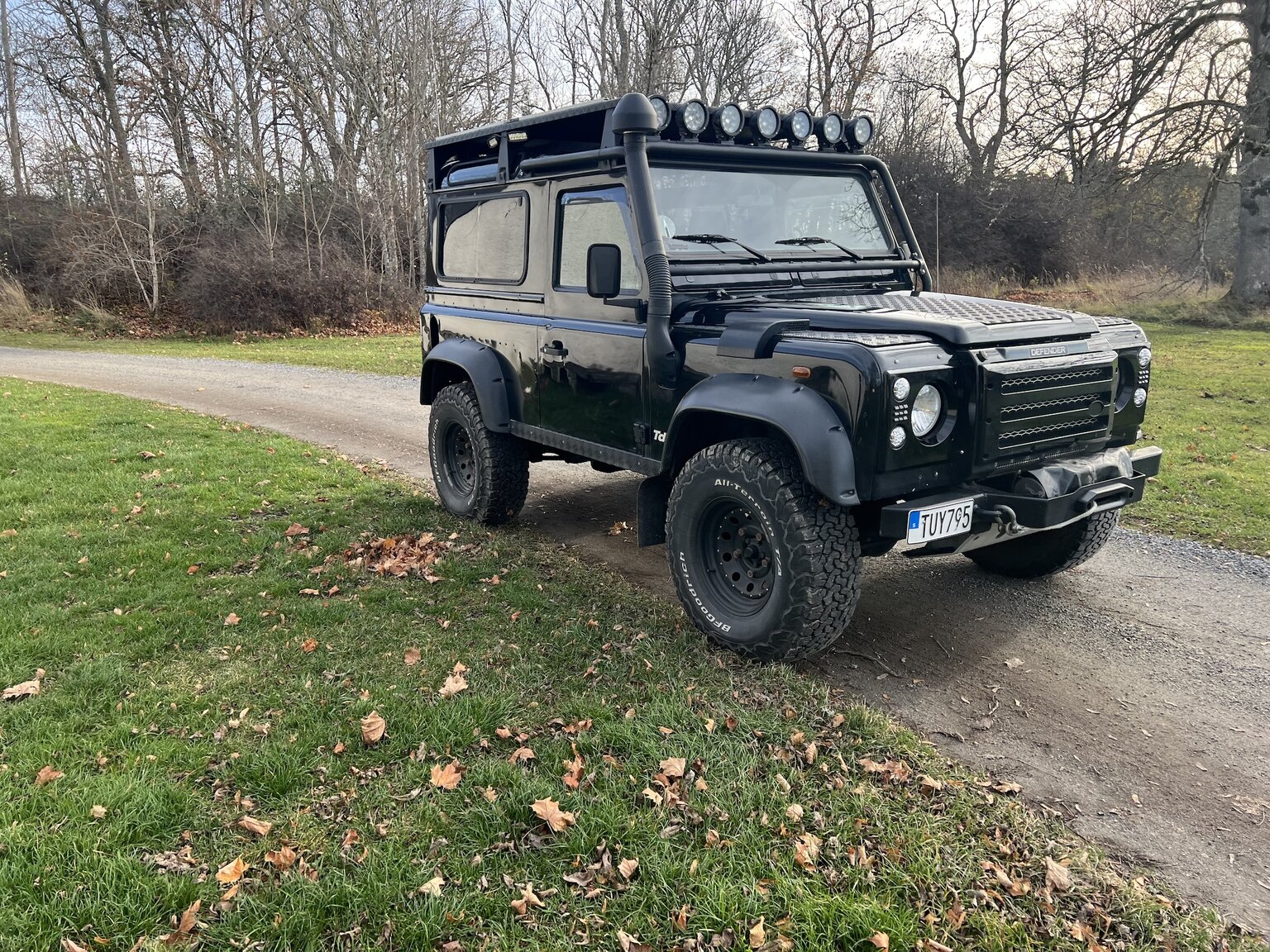 Exteriörbild på 2002 Land Rover Defender 90 2.5 Td5