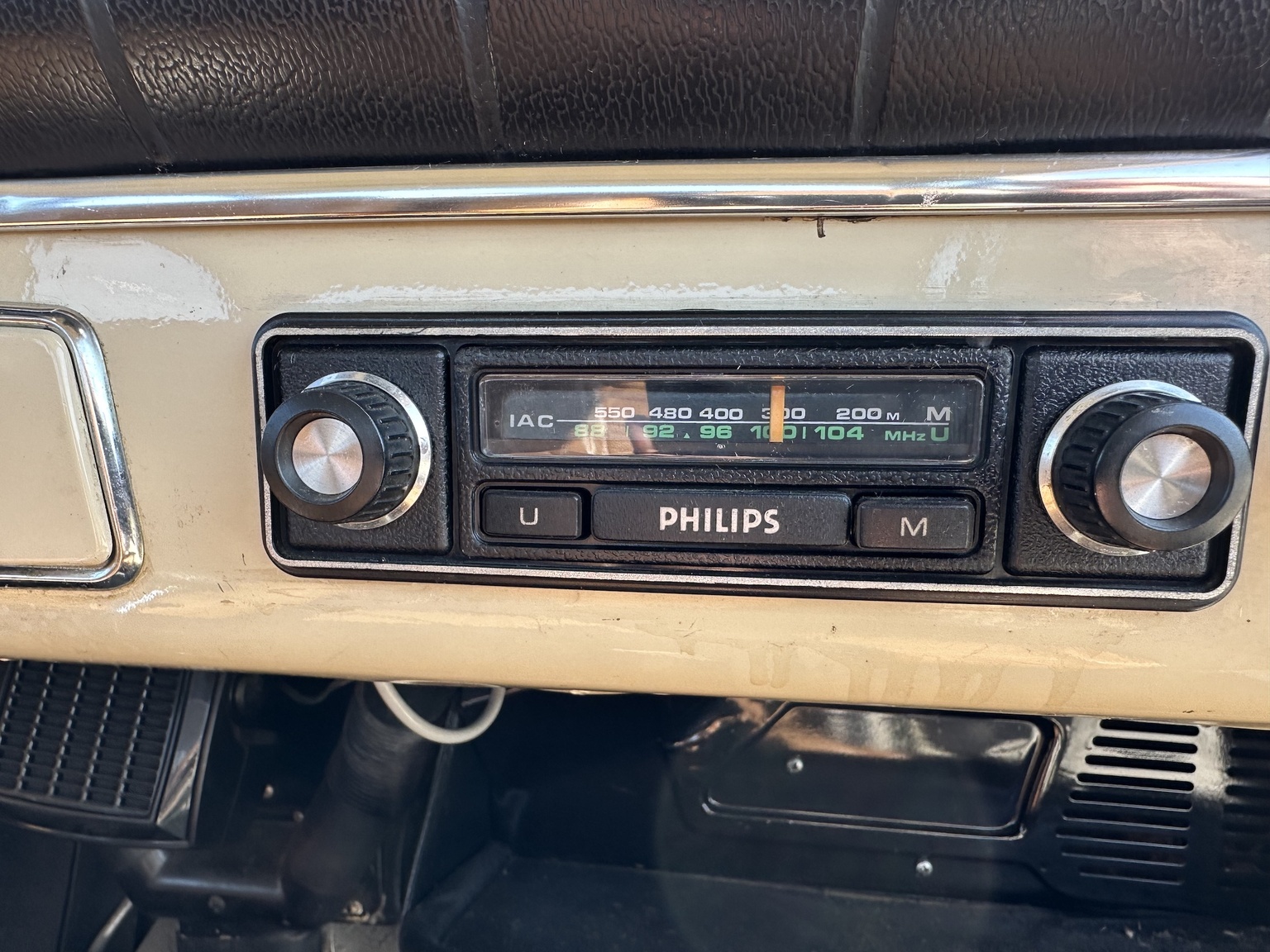 Interiörbild 1968 Volvo Amazon 121