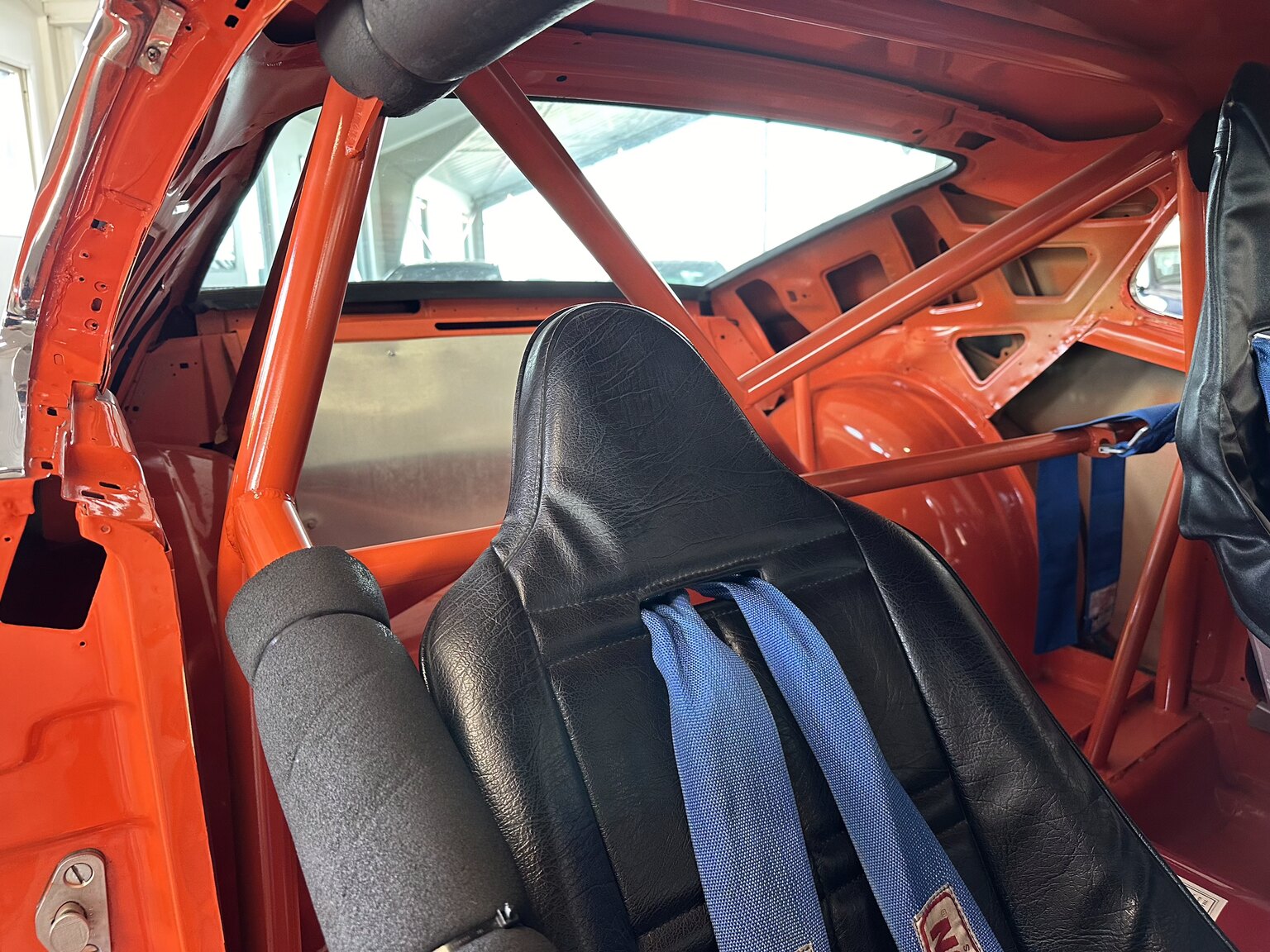 Interiörbild 1969 Ford Mustang Fastback Boss Race Car