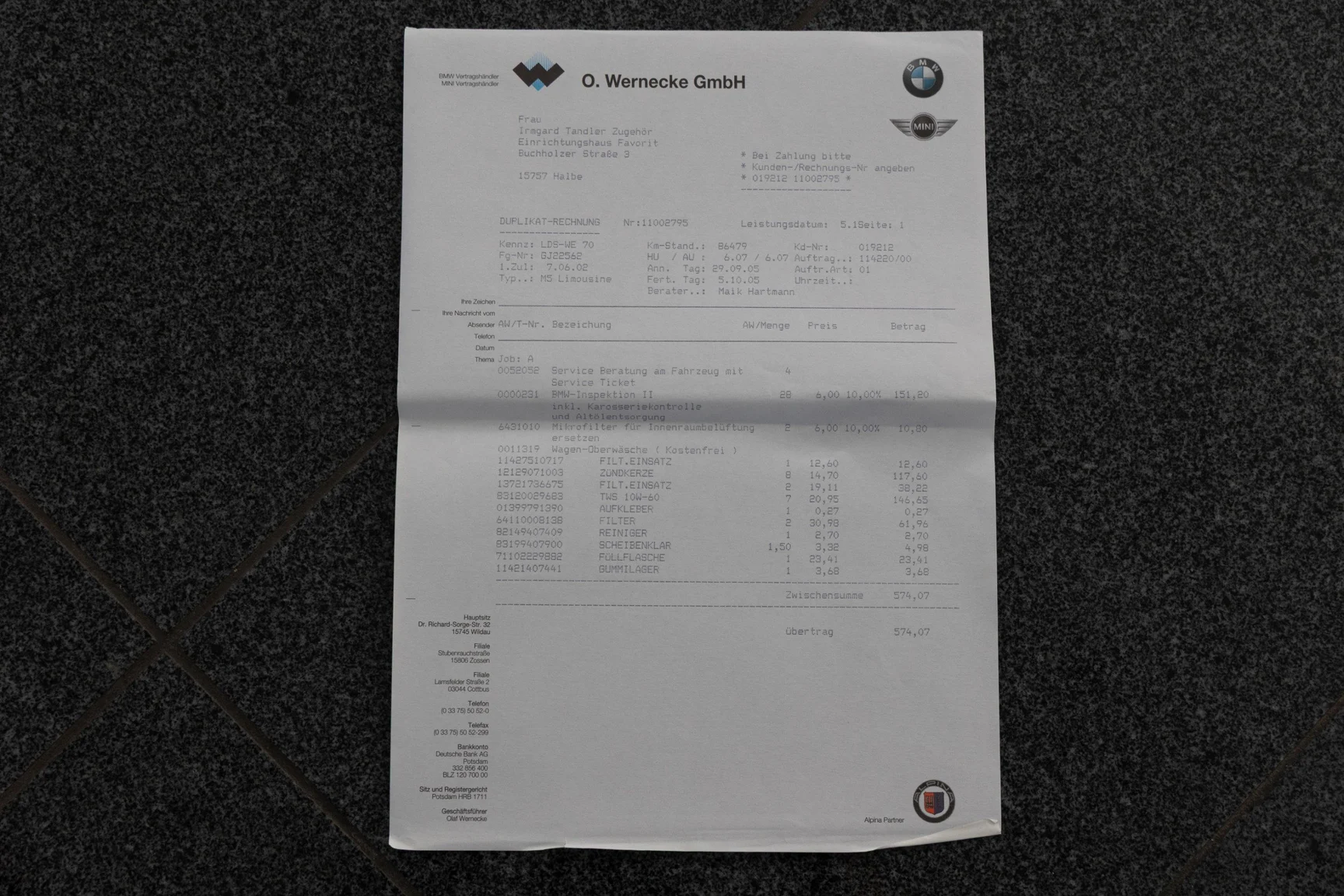 Documentation for 2002 BMW M5 E39 (12)