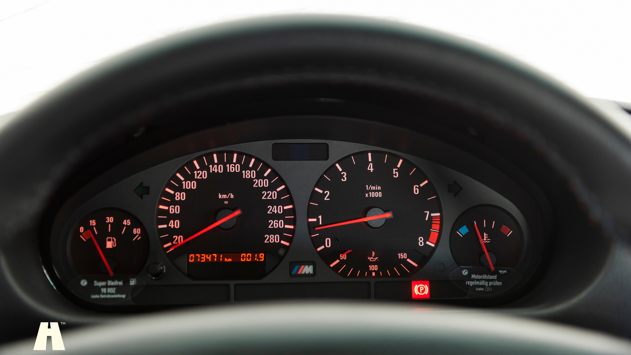 Interiörbild 1994 BMW E36 M3