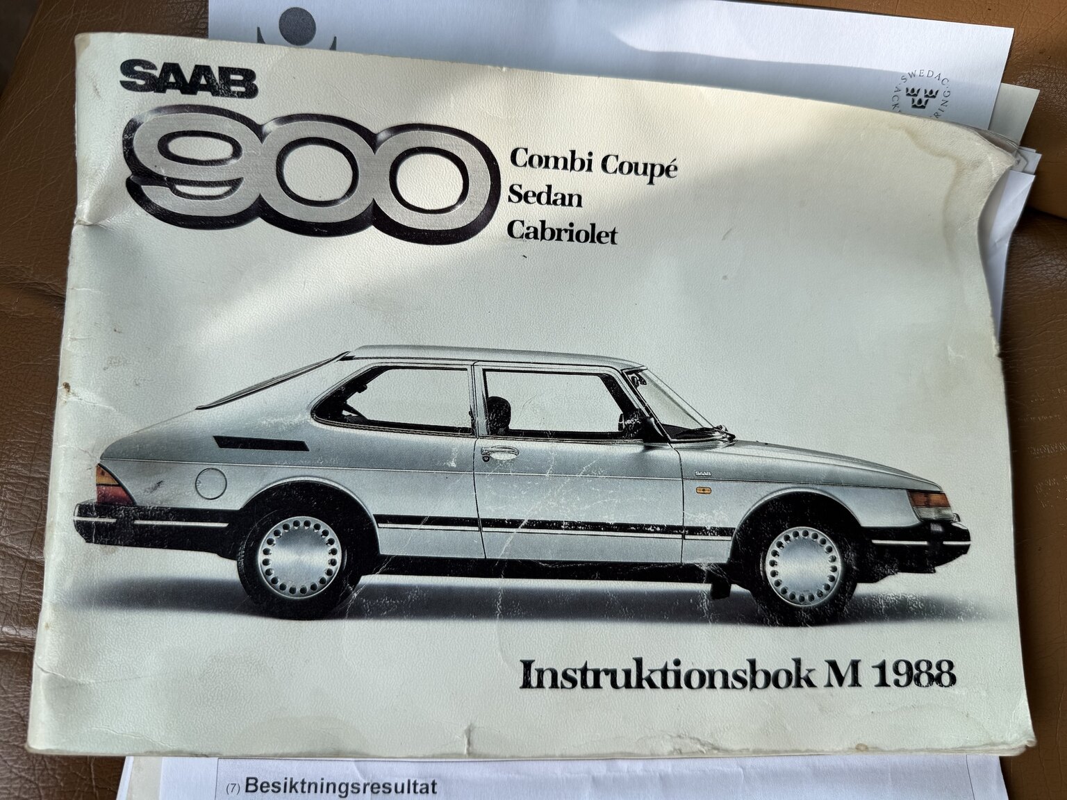Dokumentation, 1987 SAAB 900 Cabriolet 2.0 Turbo T16