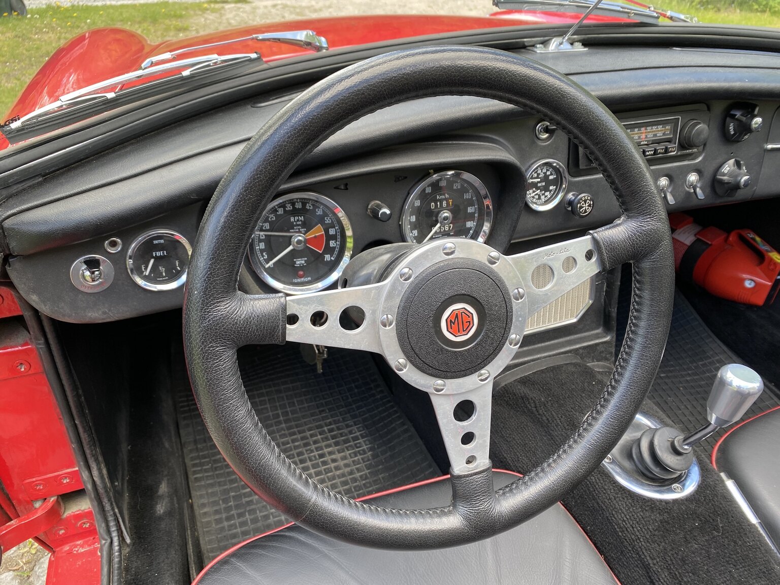 Interior image of 1967 MG MGB 1800