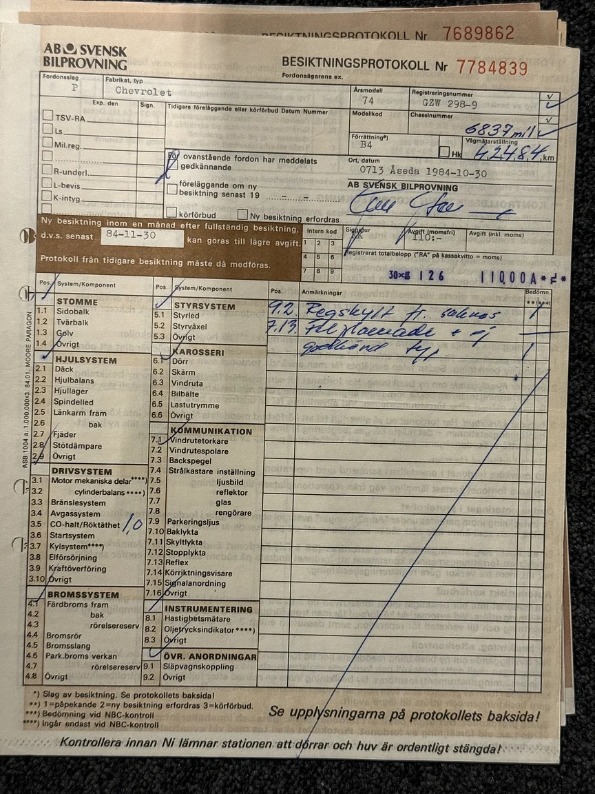 Dokumentation, 1974 Chevrolet Corvette Stingray (16)