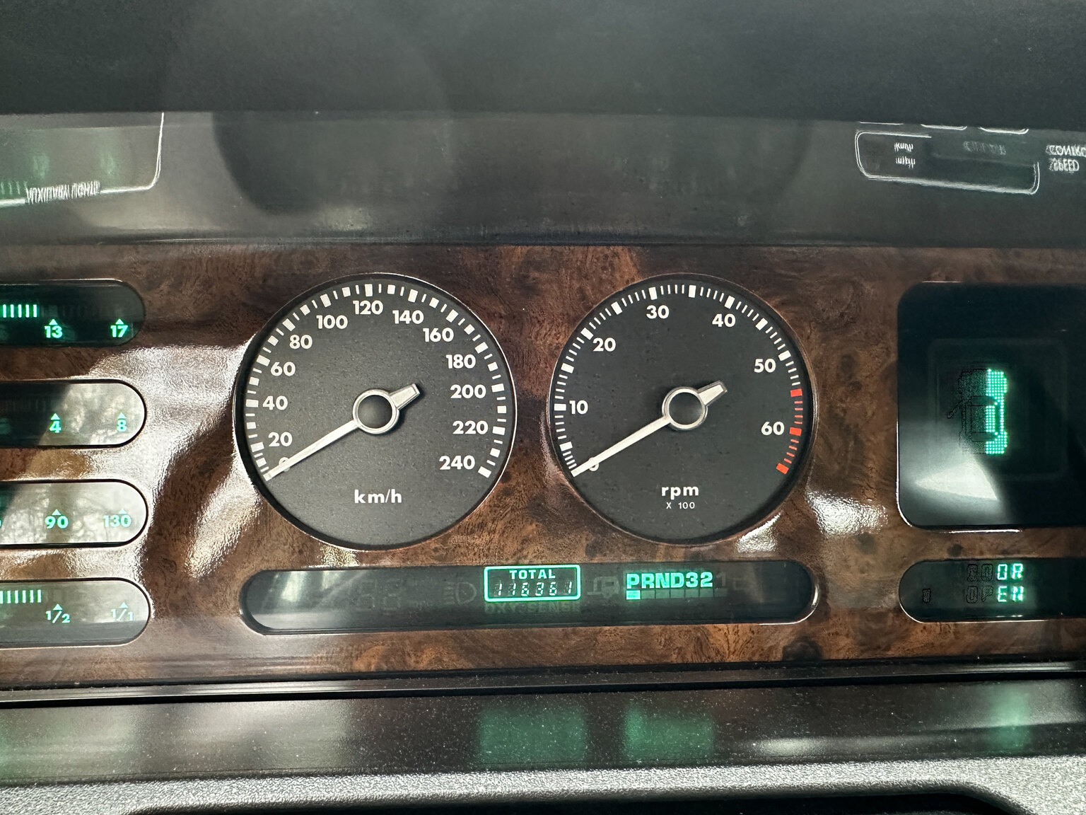 Interiörbild 1988 Jaguar XJ Sovereign