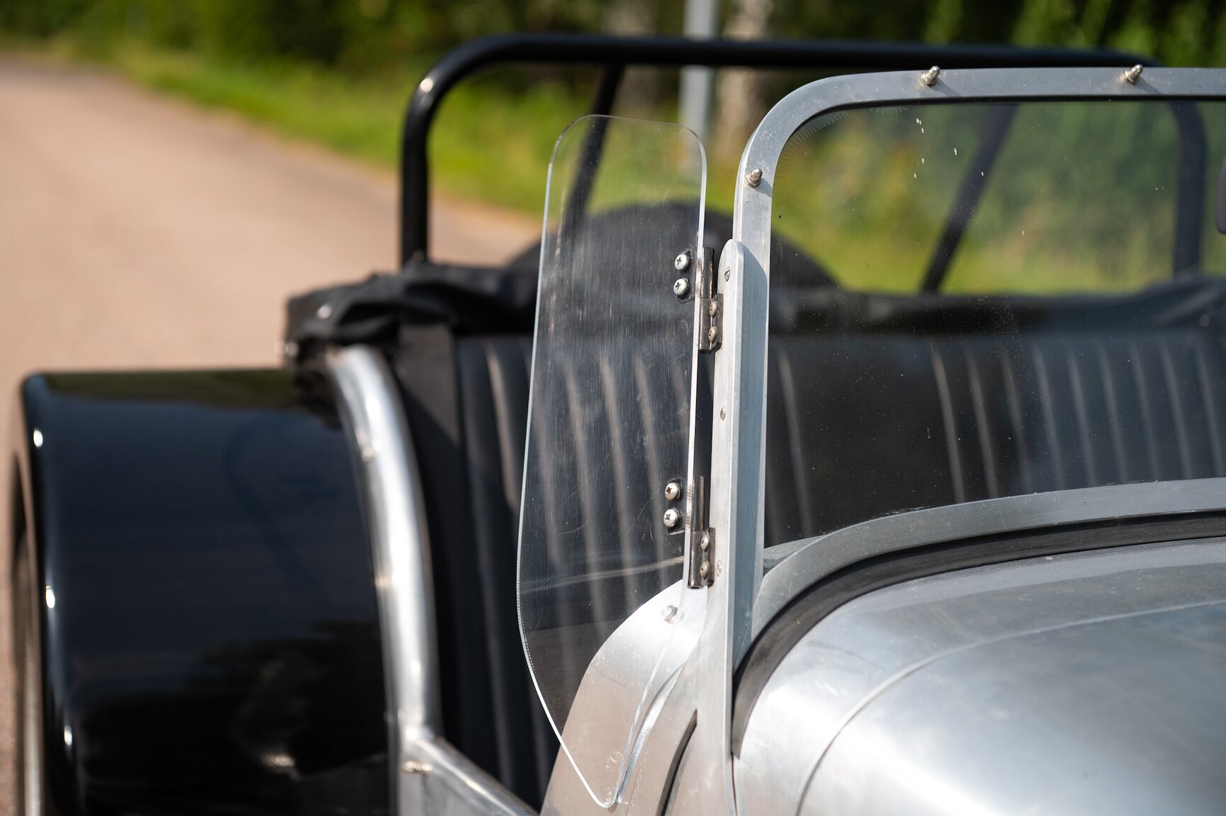 Interiörbild 1969 Lotus Super Seven