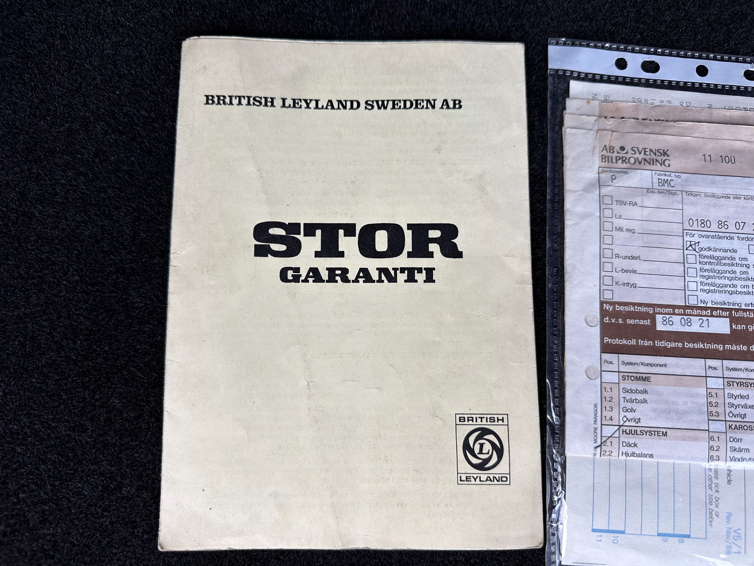 Documentation for 1968 Wolseley 18/85 1.8 (4)