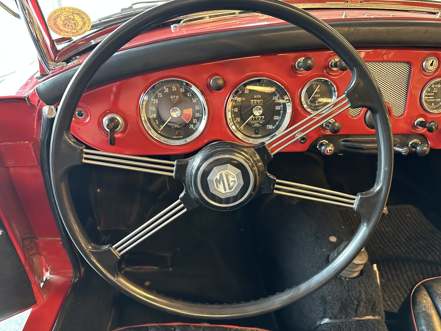 Interior image of 1959 MG MGA Roadster