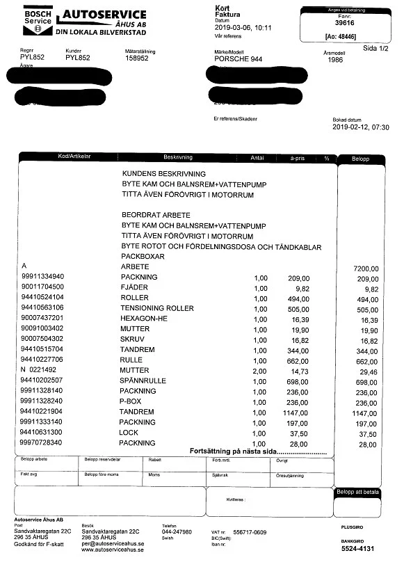Documentation for 1987 Porsche 944 Targa (8)
