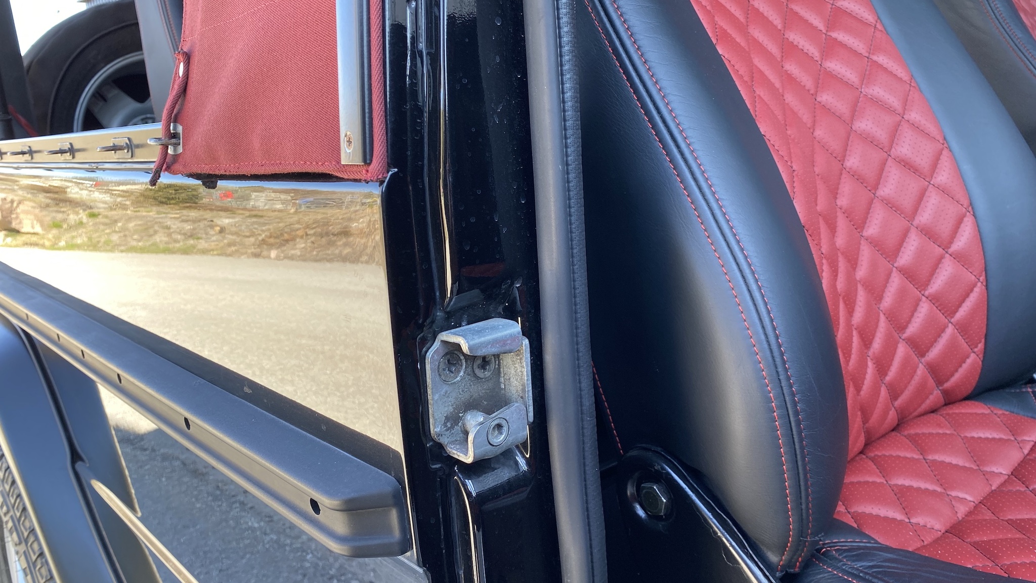 Interiörbild 1996 Mercedes G230 STEYR-PUCH Automat