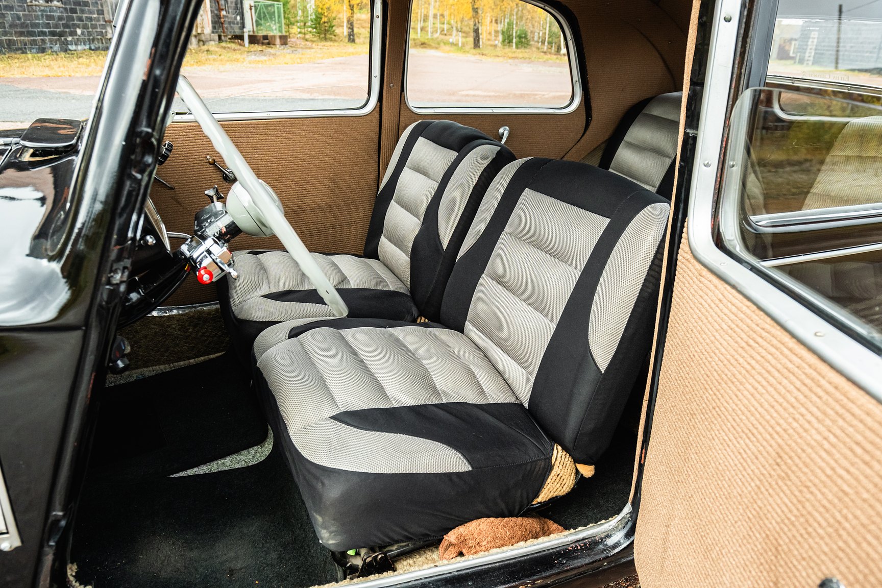 Interiörbild 1951 Citroën Berline 11 Sport
