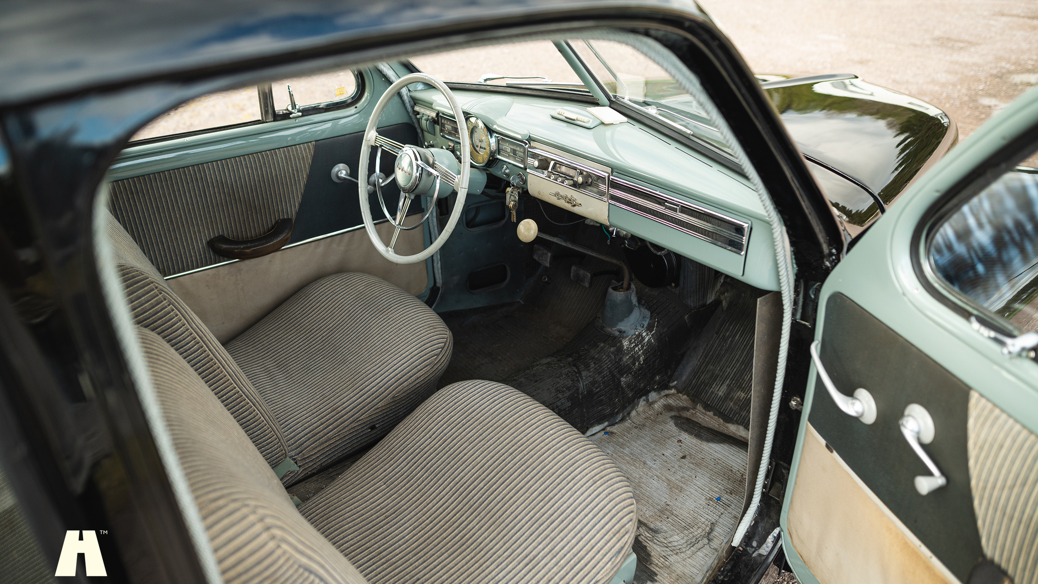 Interiörbild 1953 Volvo PV 444E