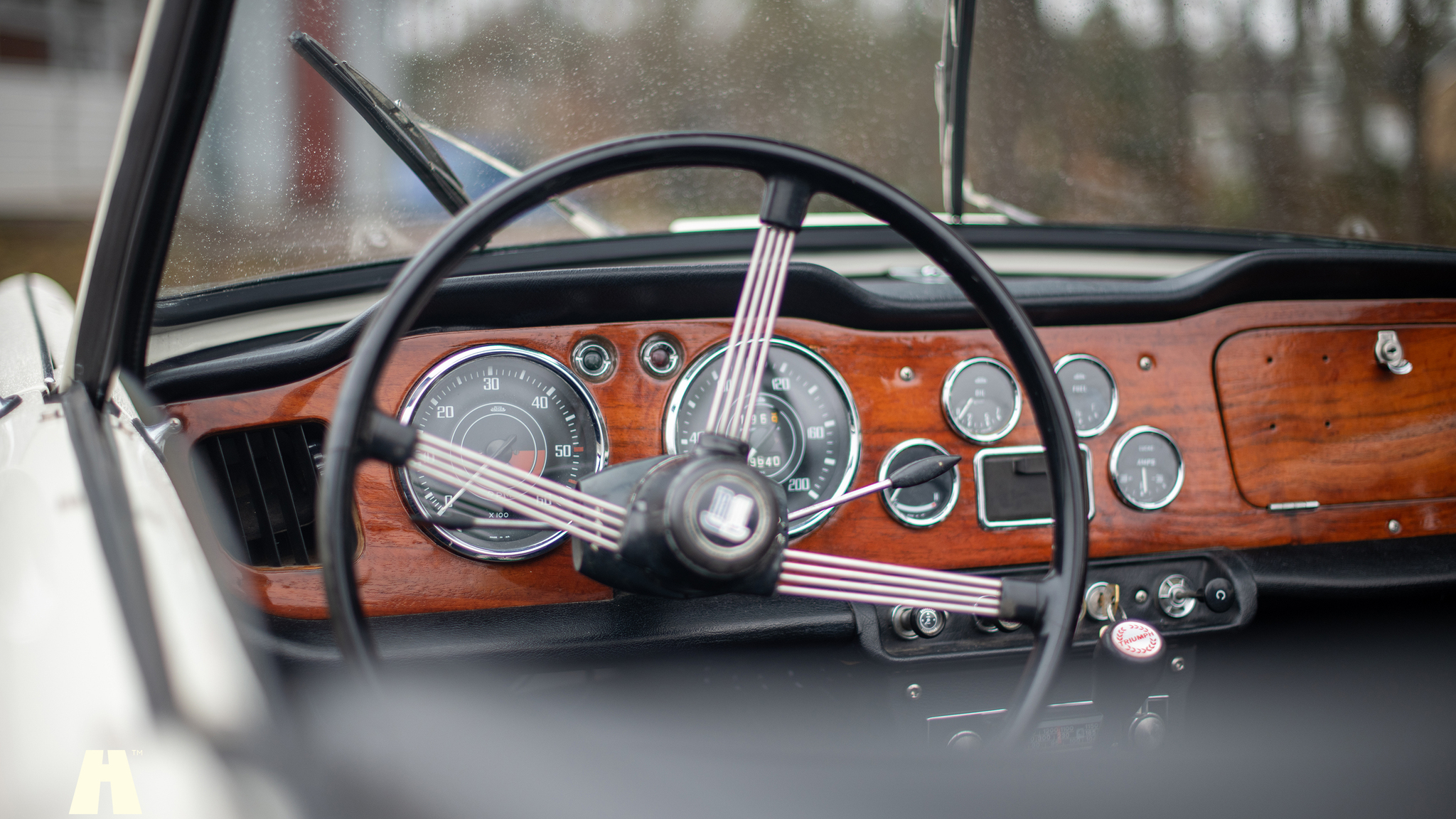 Interiörbild 1966 Triumph TR4 A