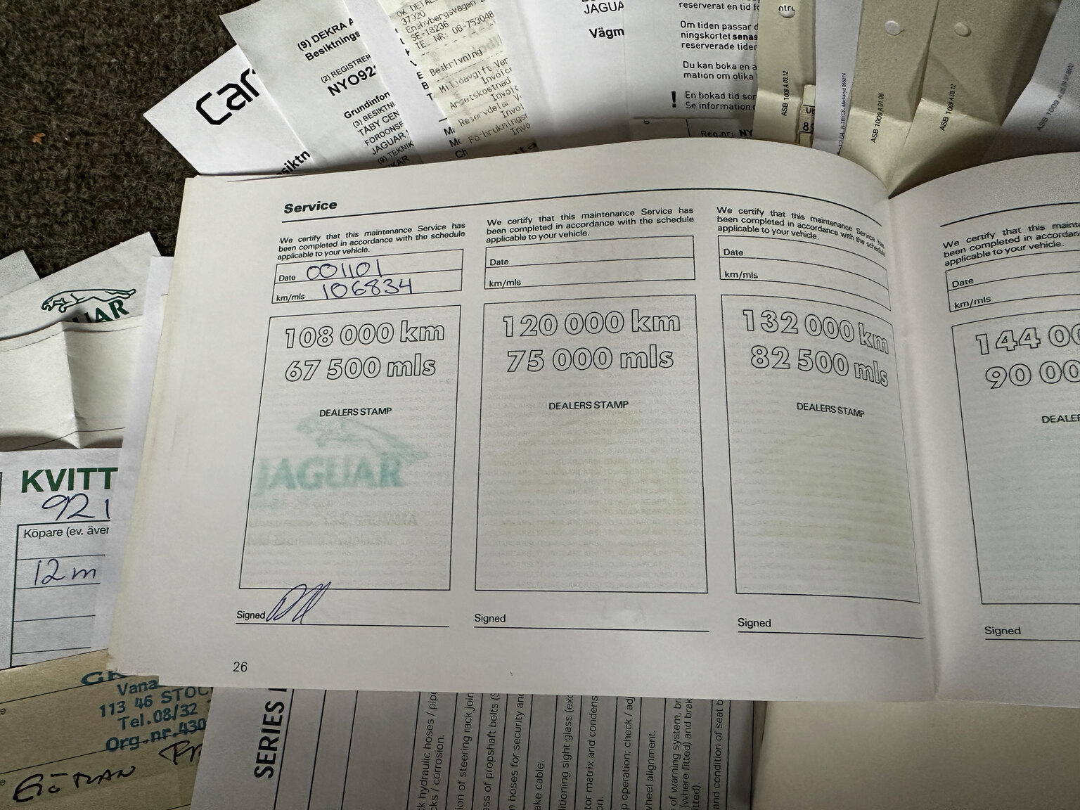 Documentation for 1988 Jaguar XJ Sovereign
