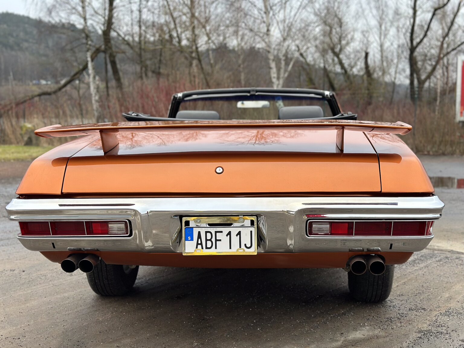 Exteriörbild på 1971 Pontiac GTO 455 HO Convertible 