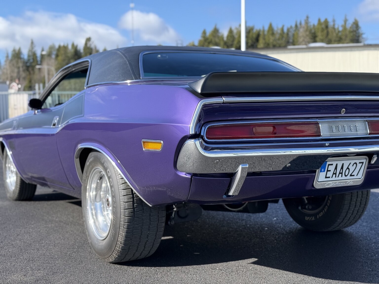Exteriörbild på 1970 Dodge Challenger T/A 440 cui