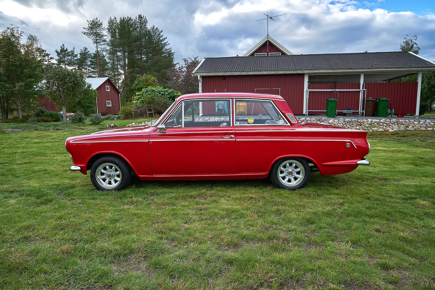 Exteriörbild på 1966 Ford Cortina GT