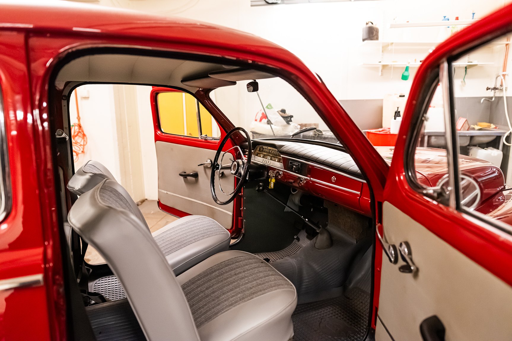 Interiörbild 1962 Volvo PV 544 B18 Sport