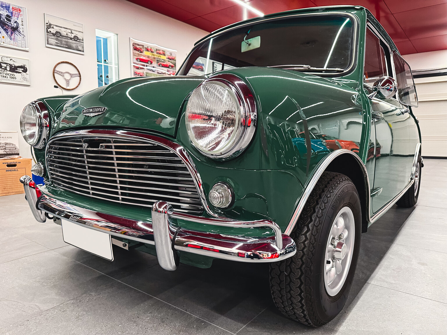 Exteriörbild på 1965 Austin Cooper