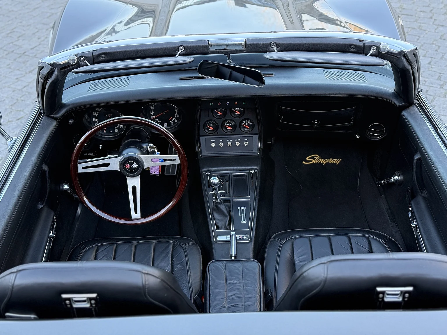 Interiörbild 1971 Chevrolet Corvette Stingray Special 598 cui V8 795 hk (24)