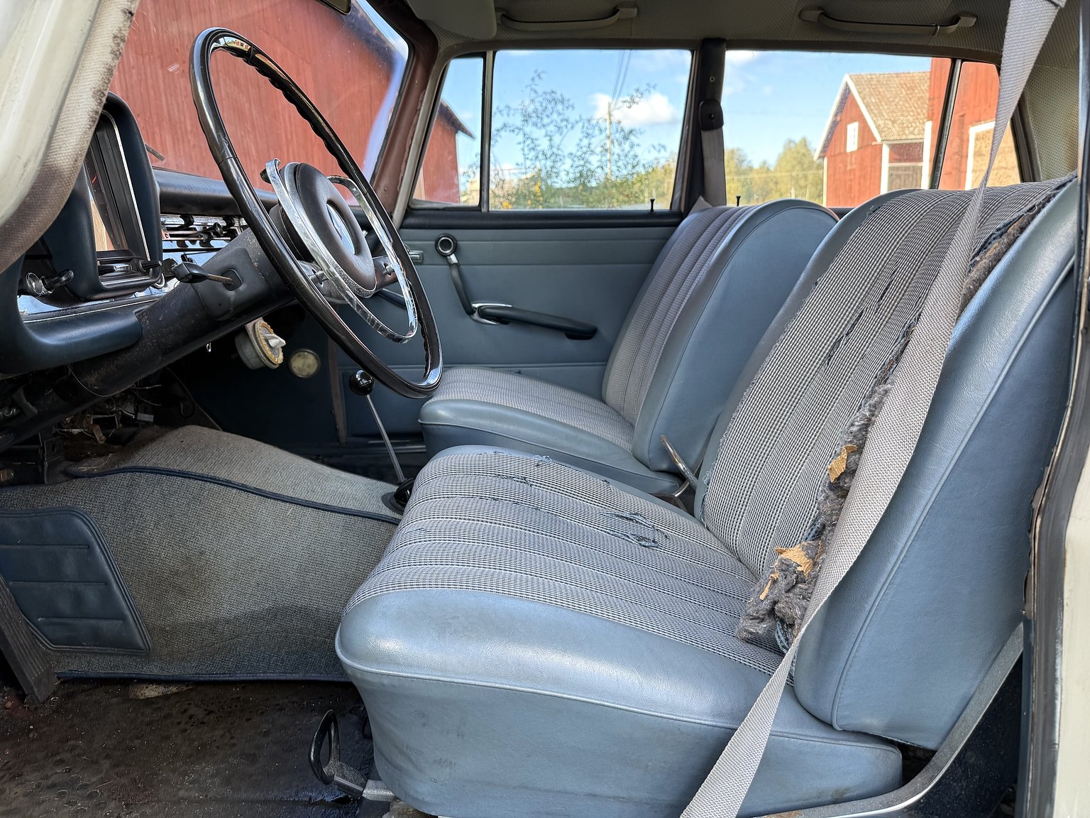 Interiörbild 1967 Mercedes-Benz 200