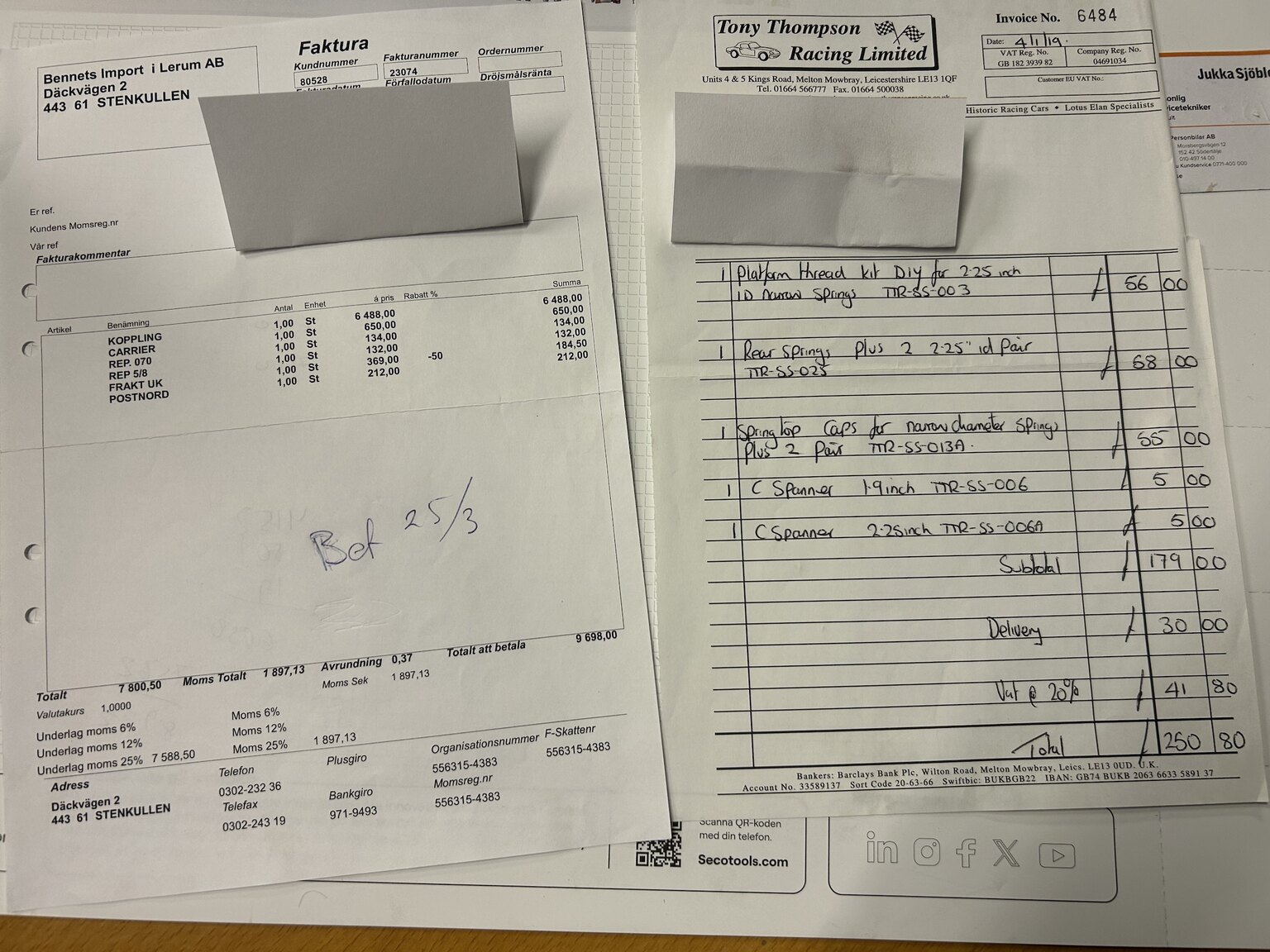 Dokumentation, 1973 Lotus Elan
