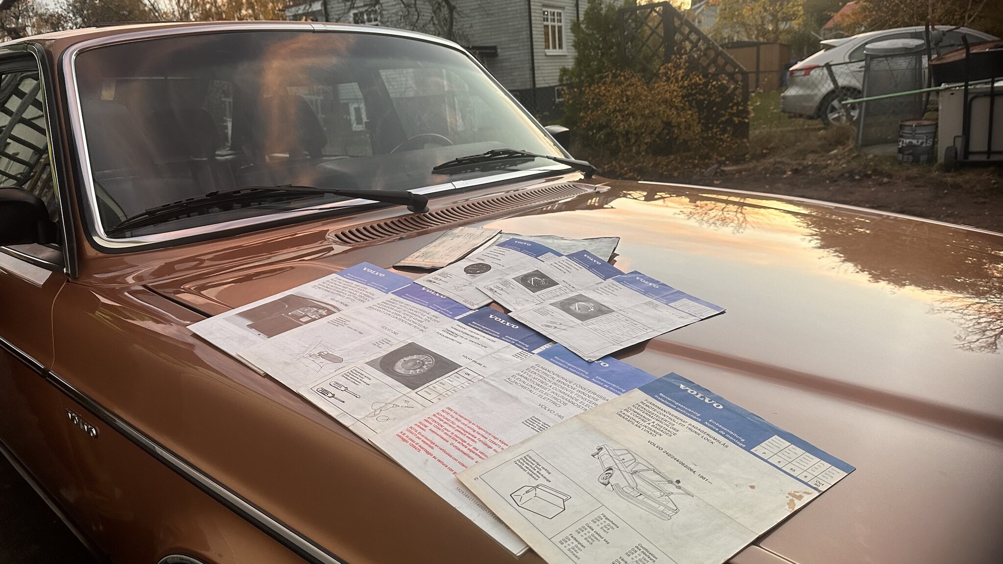 Dokumentation för 1981 Volvo 244 GLE D6