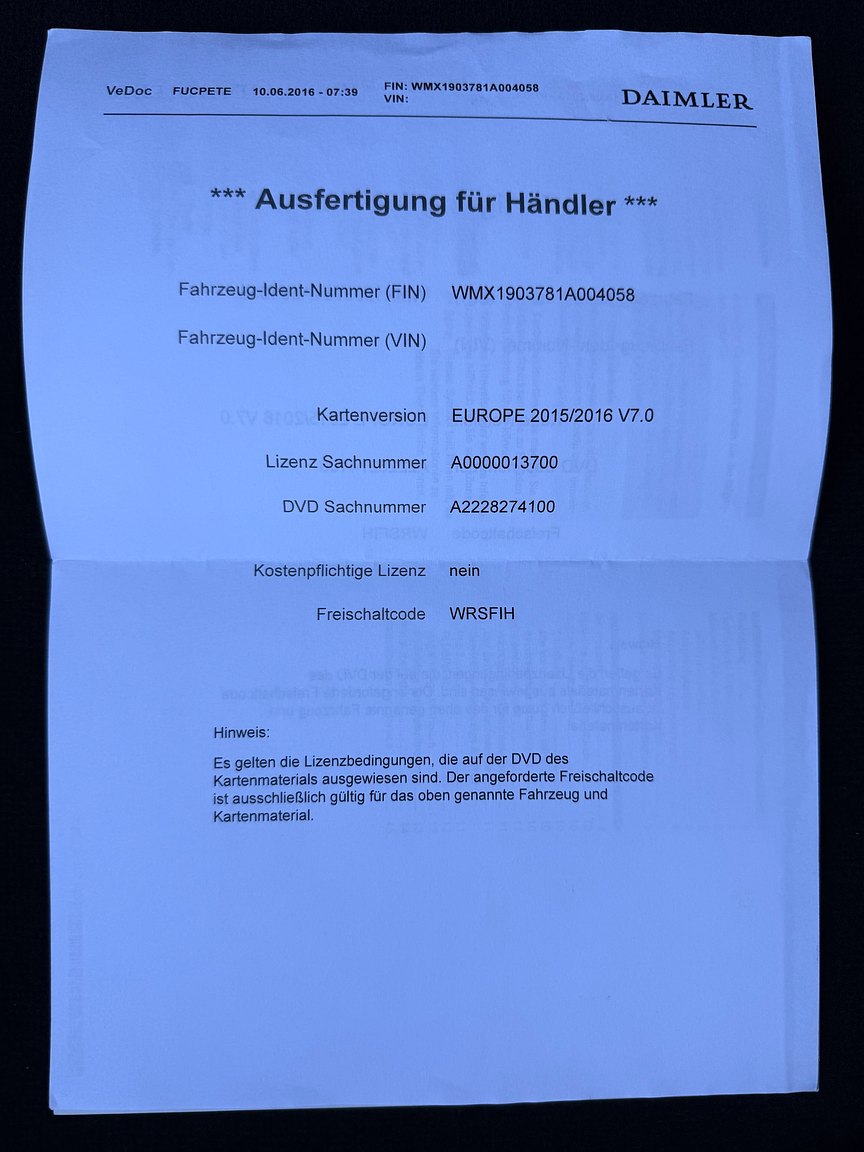 Documentation for 2015 Mercedes-AMG GT S