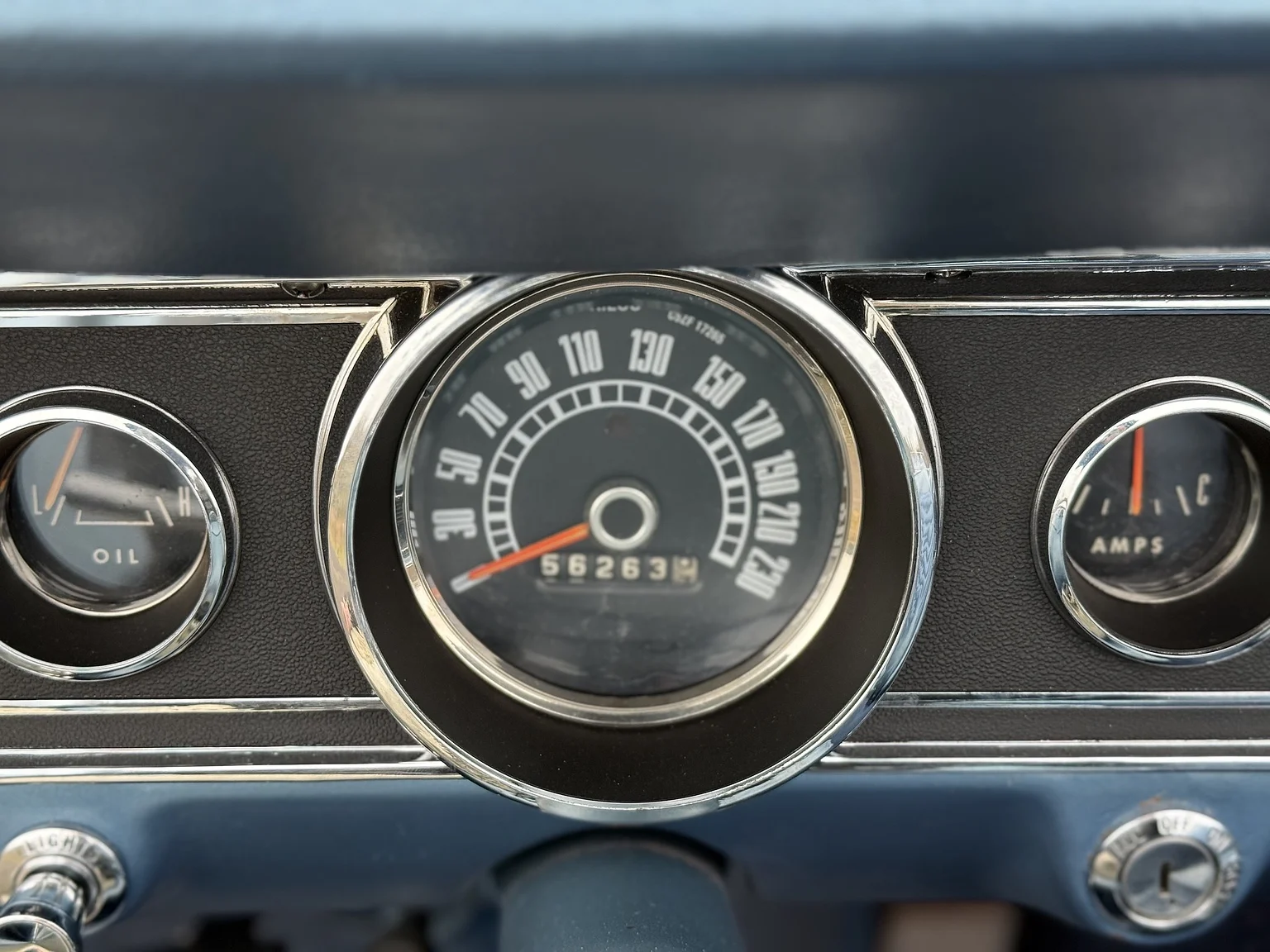 Interiörbild 1966 Ford Mustang Convertible 289 V8 (16)