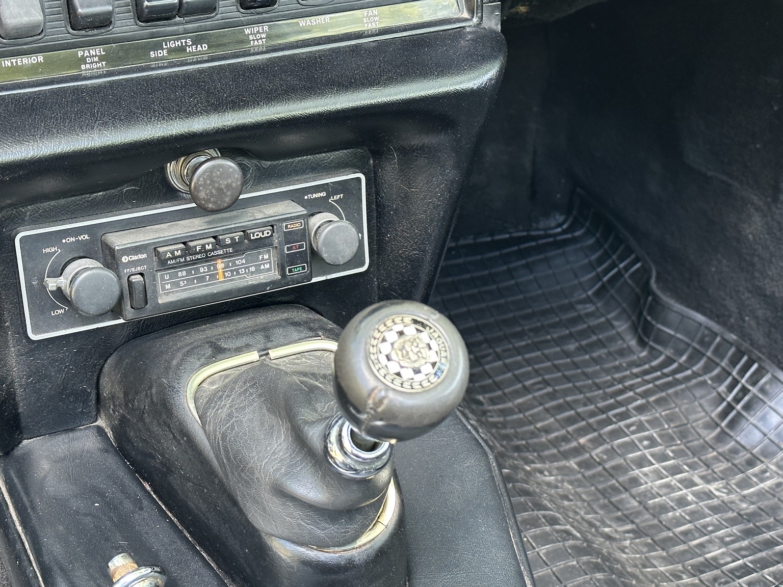 Interiörbild 1969 Jaguar E-Type