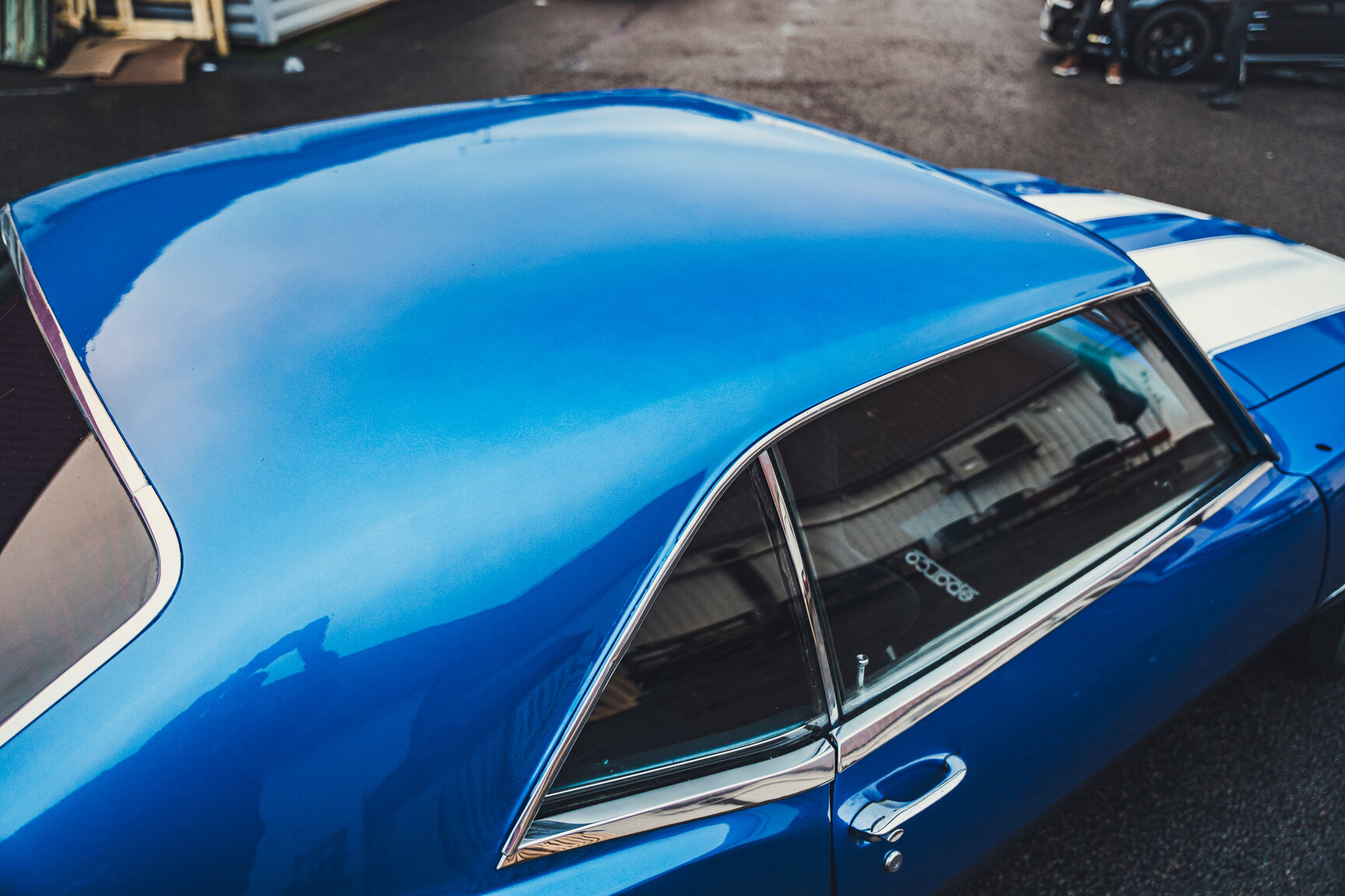Exteriörbild på 1968 Chevrolet Camaro - Ett sista race