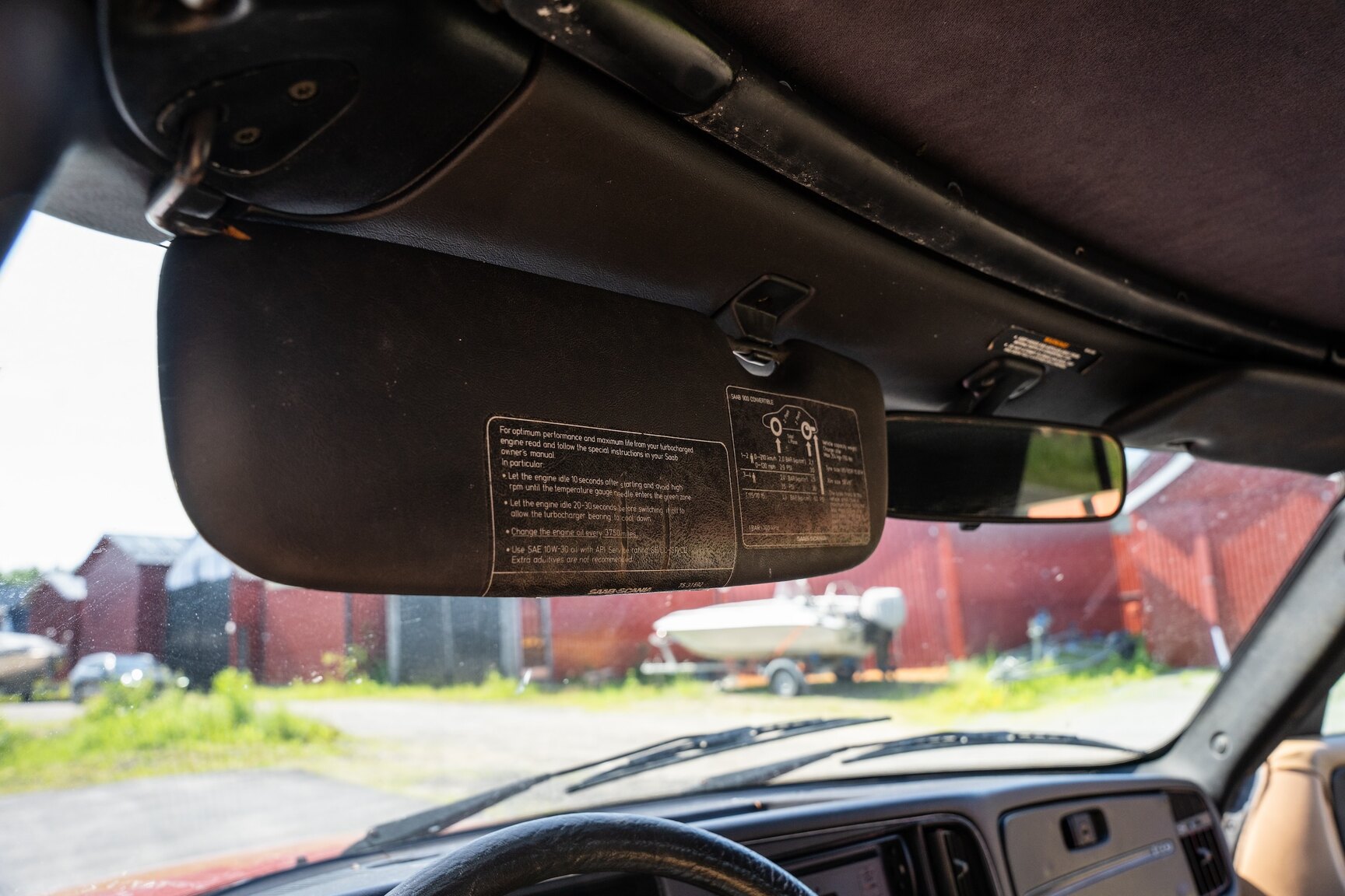 Interior image of 1988 Saab 900 Turbo Convertible