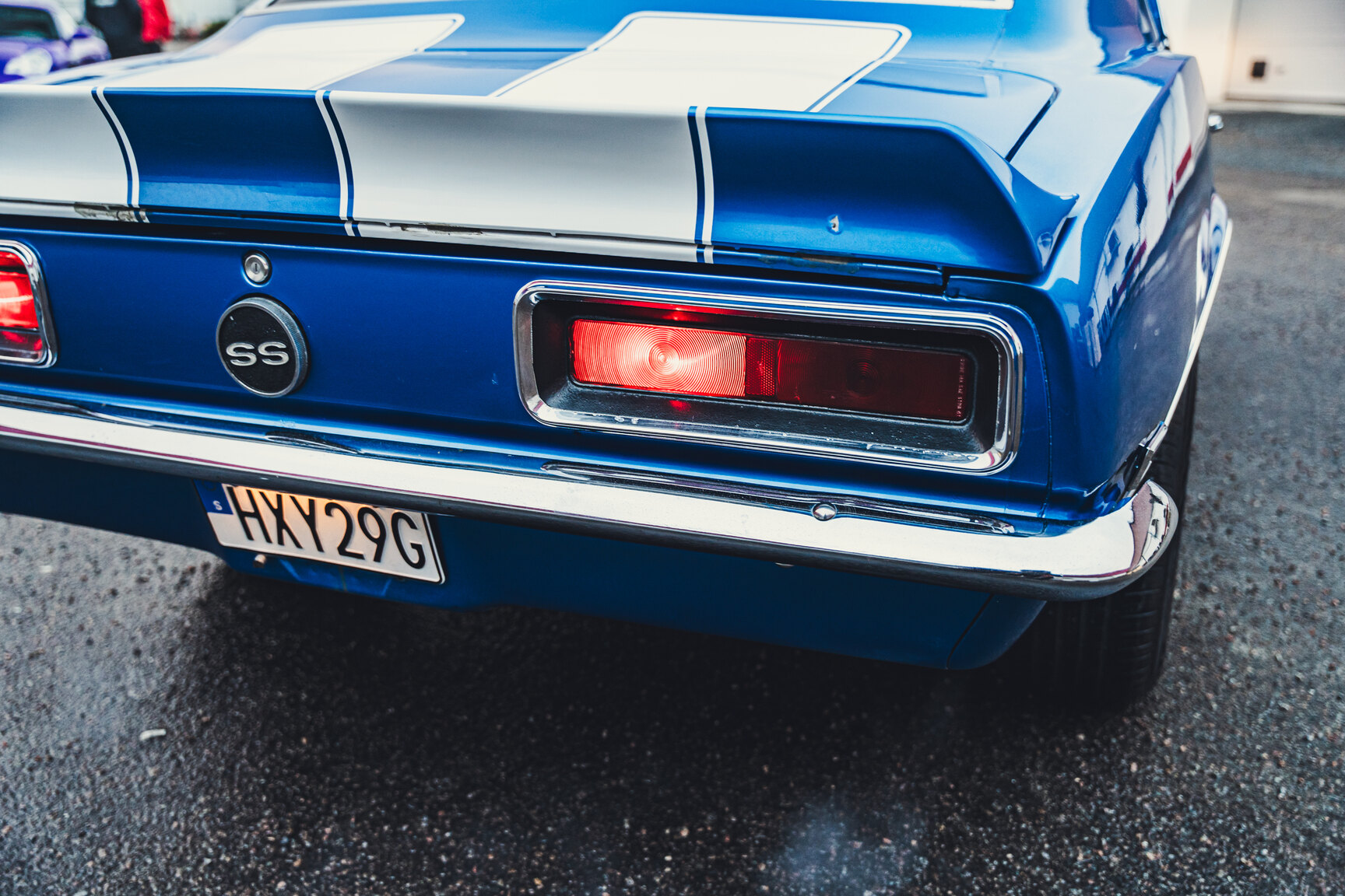 Exteriörbild på 1968 Chevrolet Camaro - Ett sista race